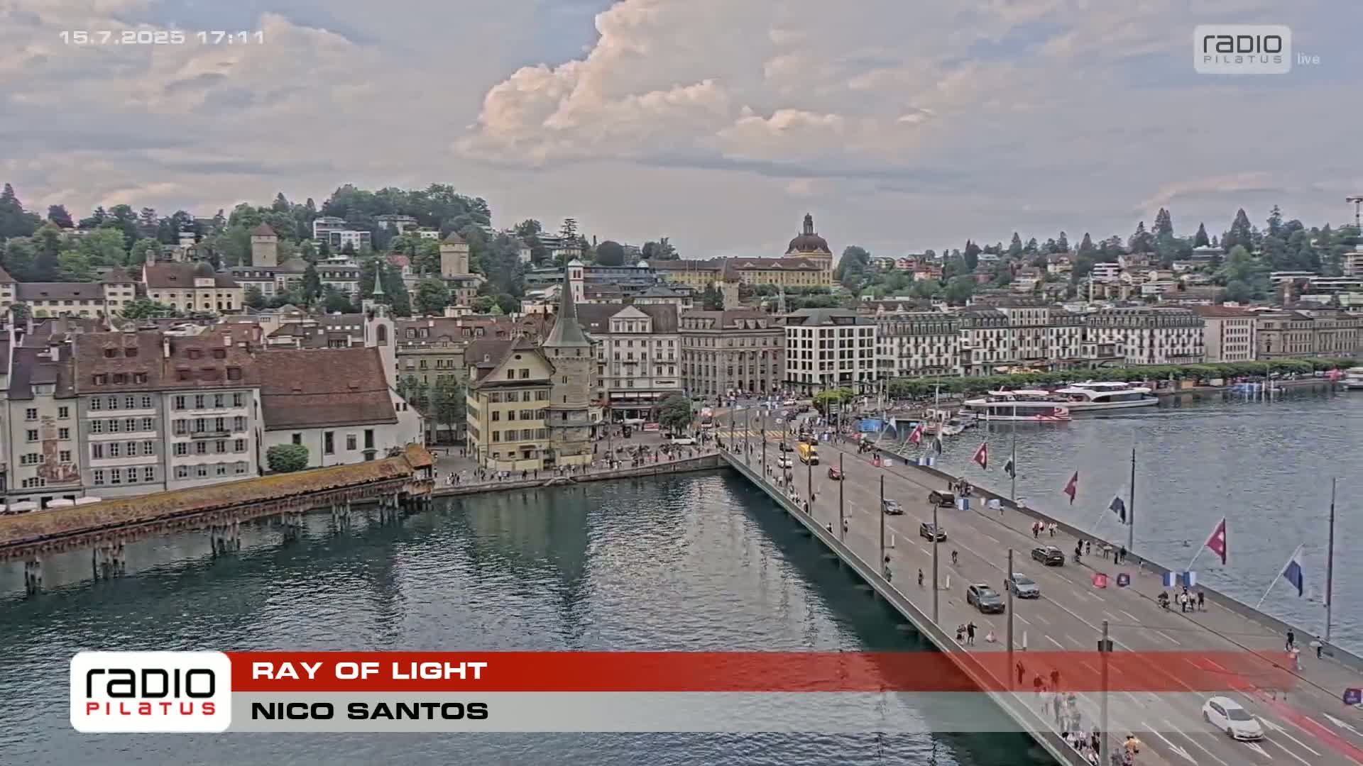 Luzern,  Lucerne Skyline Live Cam - Luzern, Lucerne-ville, Lucerne, Switzerland