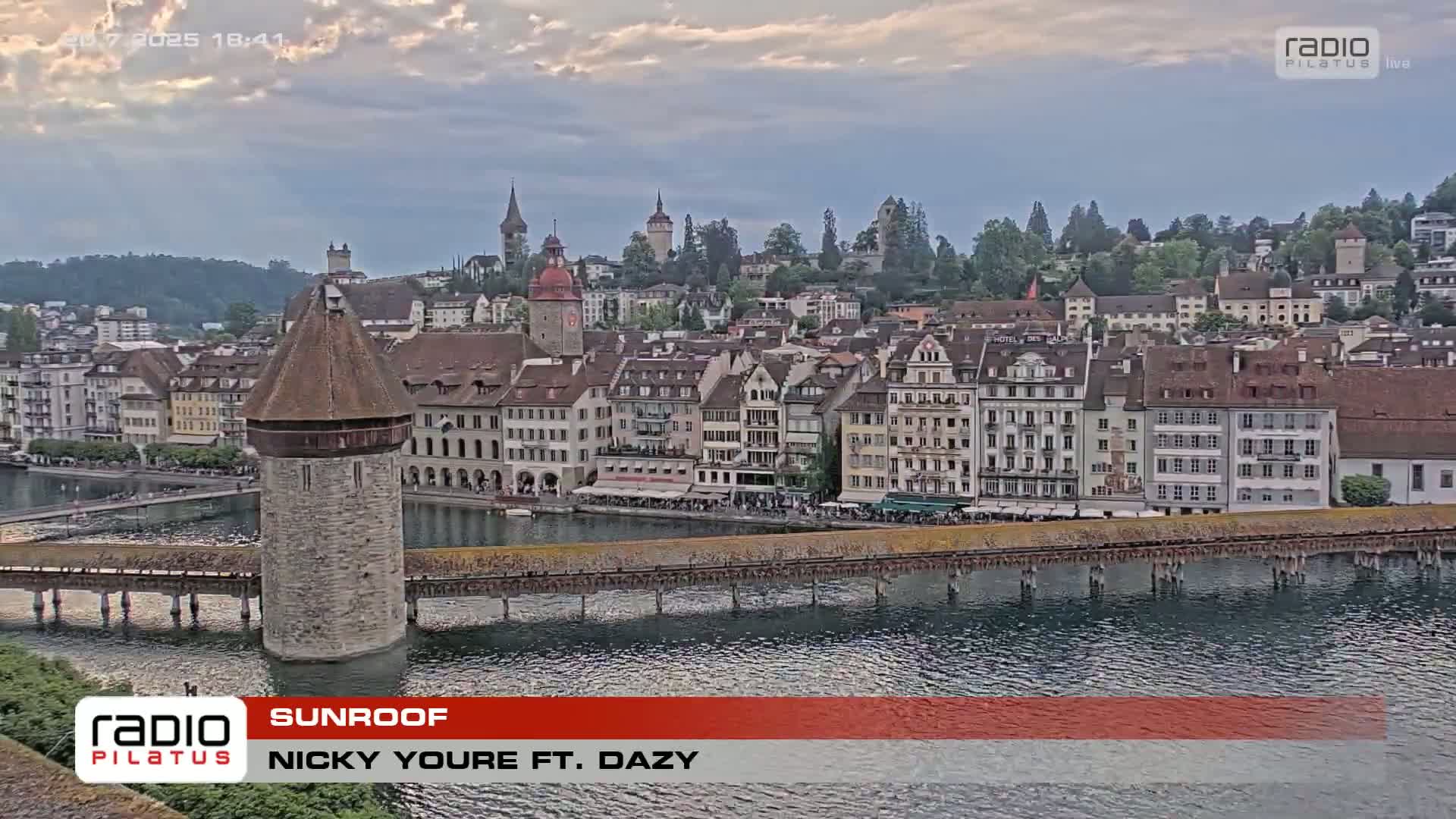 Luzern,  Lucerne Skyline Live Cam - Luzern, Lucerne-ville, Lucerne, Switzerland