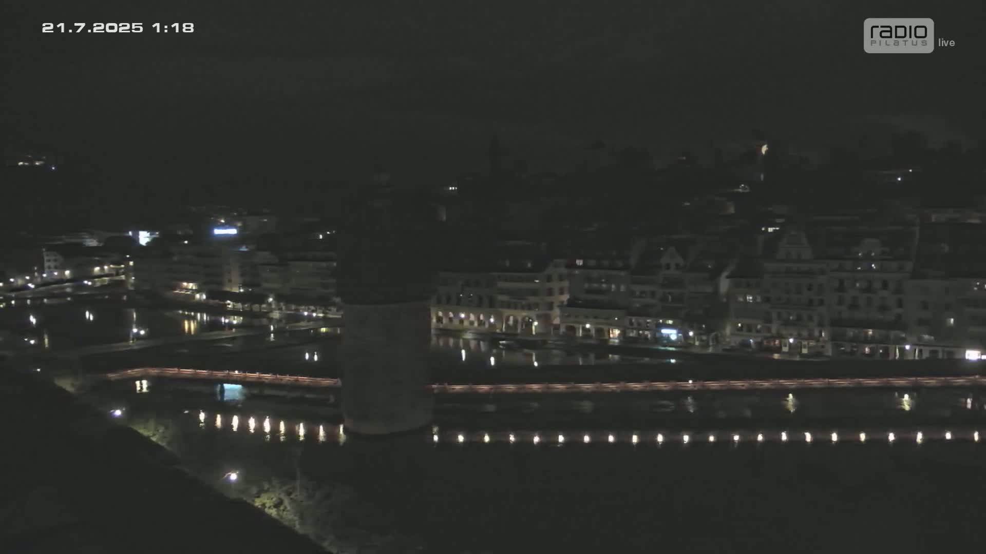 Luzern,  Lucerne Skyline Live Cam - Luzern, Lucerne-ville, Lucerne, Switzerland