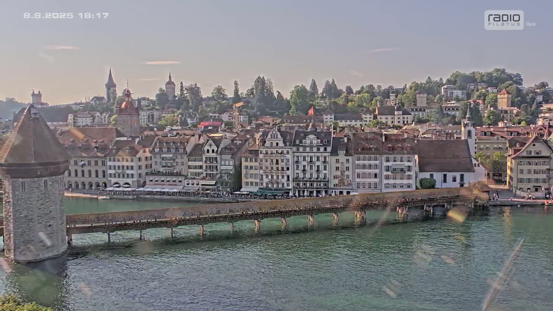 Luzern,  Lucerne Skyline Live Cam - Luzern, Lucerne-ville, Lucerne, Switzerland