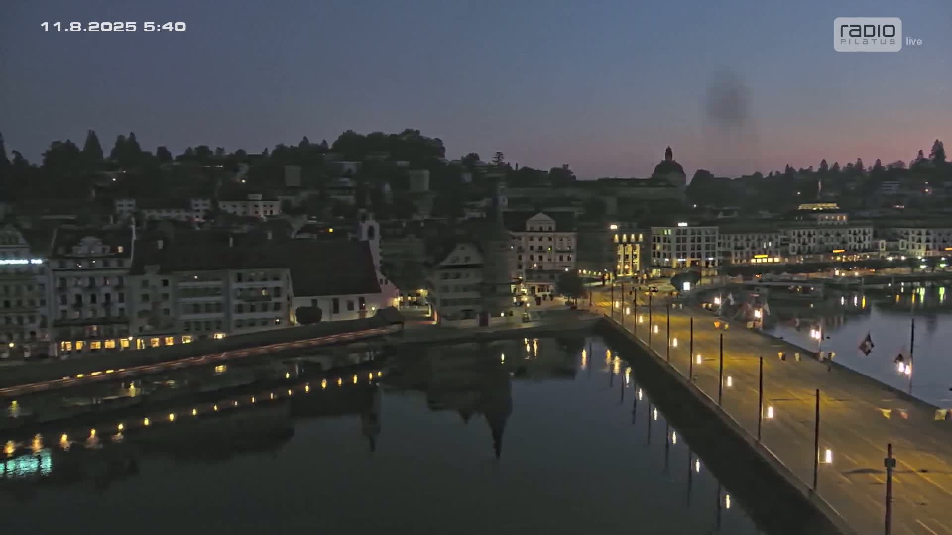 Luzern,  Lucerne Skyline Live Cam - Luzern, Lucerne-ville, Lucerne, Switzerland