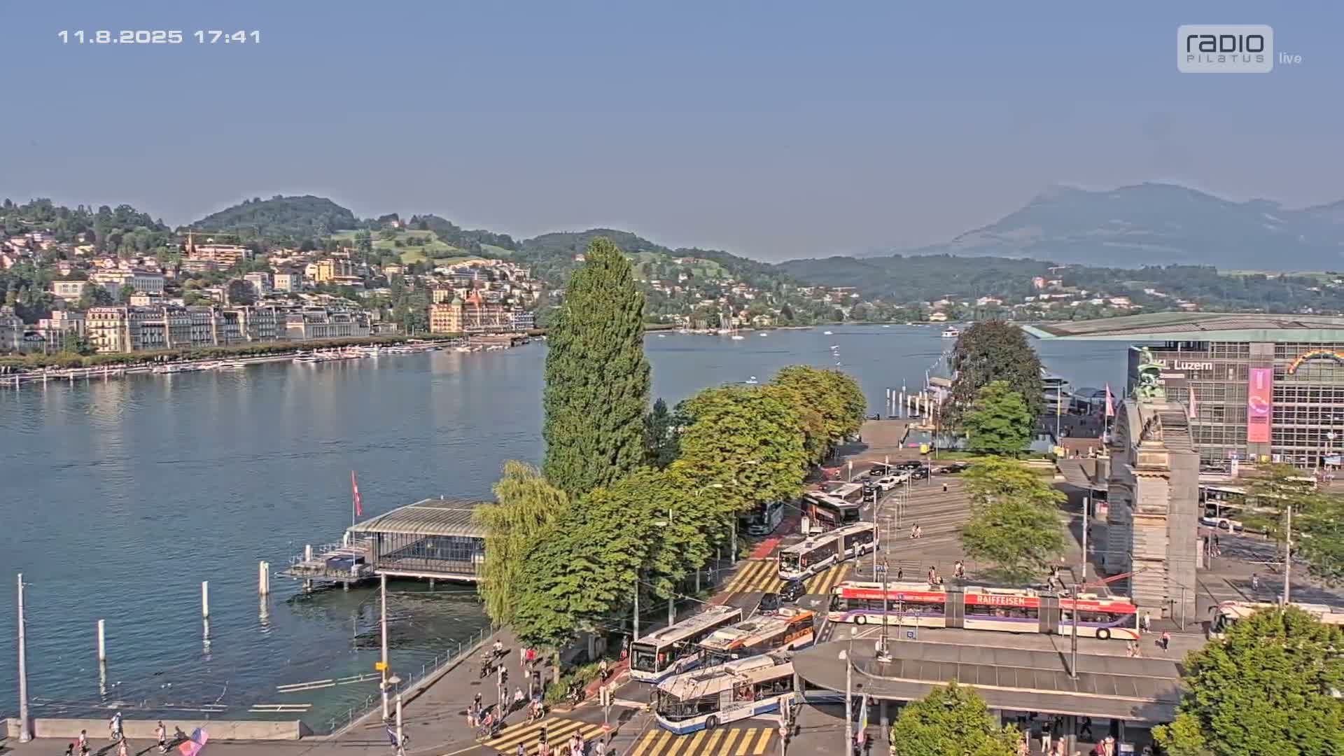 Luzern,  Lucerne Skyline Live Cam - Luzern, Lucerne-ville, Lucerne, Switzerland