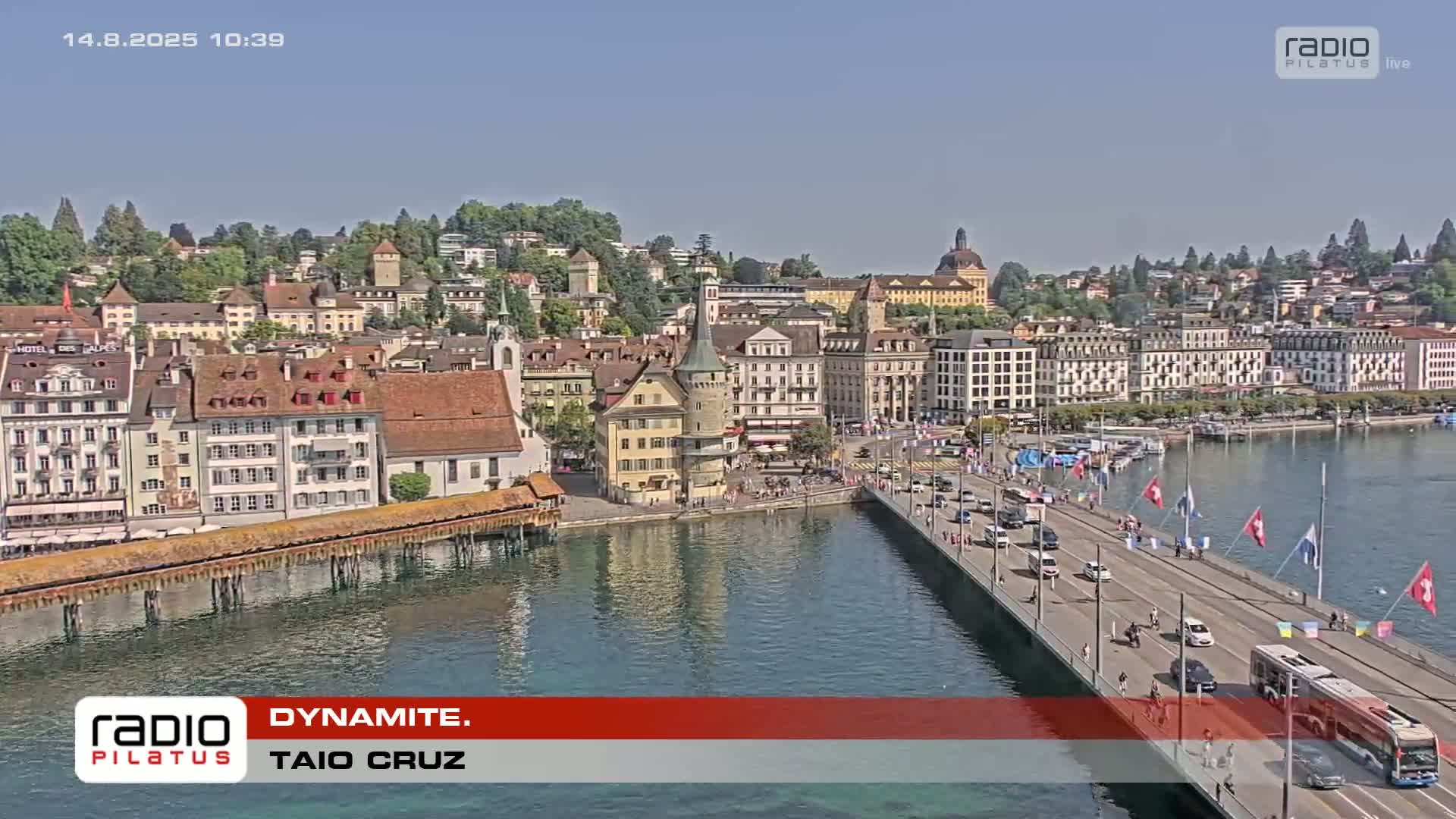 Luzern,  Lucerne Skyline Live Cam - Luzern, Lucerne-ville, Lucerne, Switzerland
