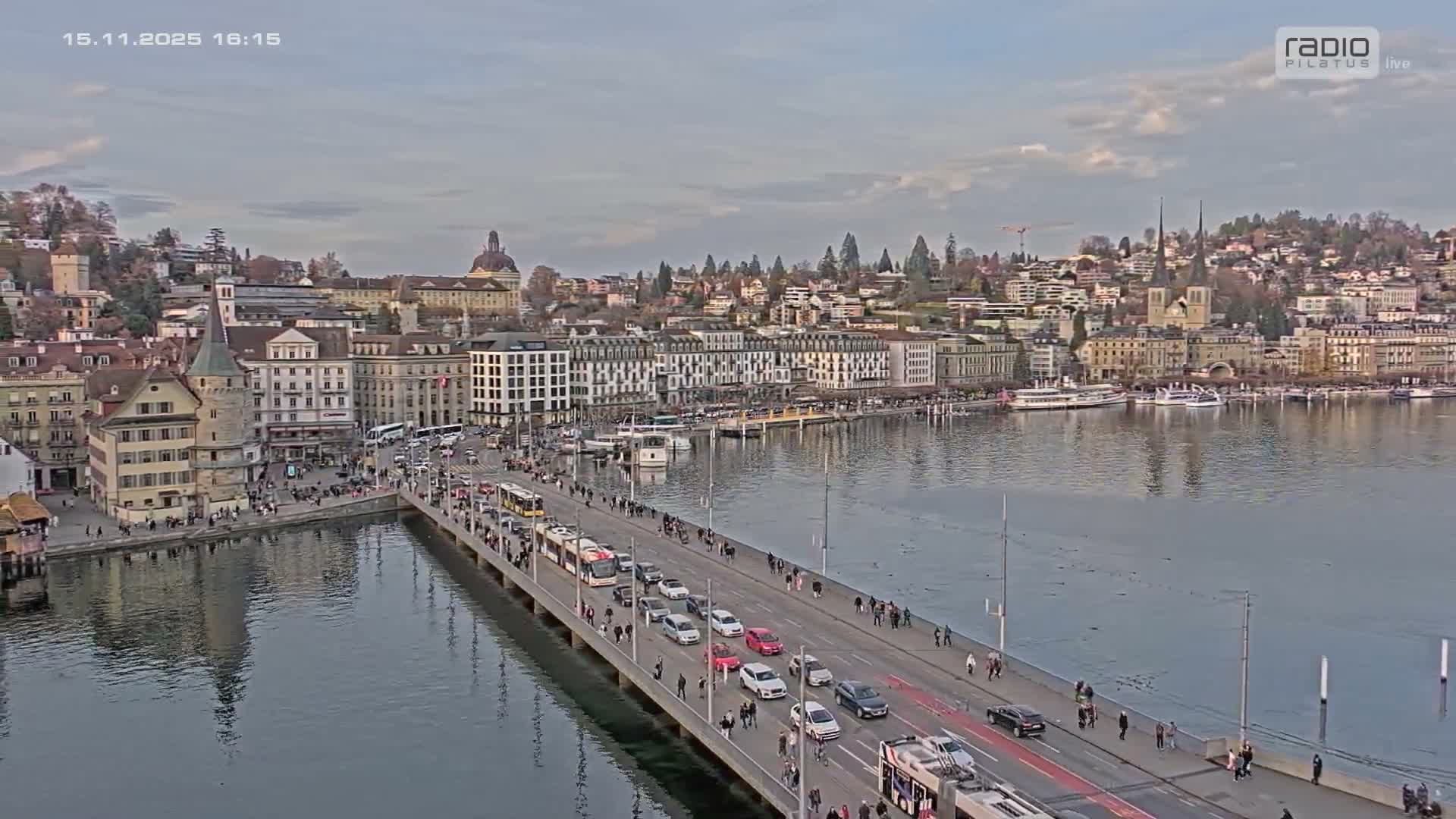 Luzern,  Lucerne Skyline Live Cam - Luzern, Lucerne-ville, Lucerne, Switzerland