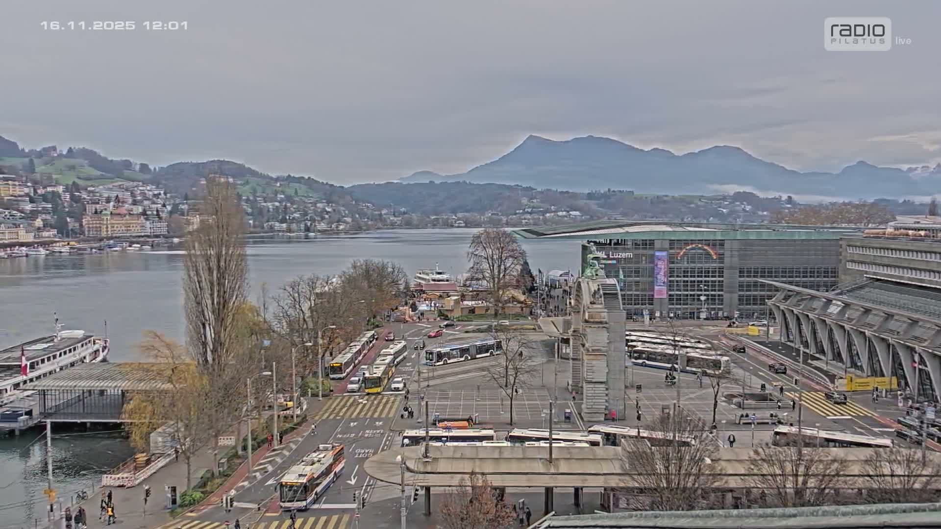 Luzern,  Lucerne Skyline Live Cam - Luzern, Lucerne-ville, Lucerne, Switzerland
