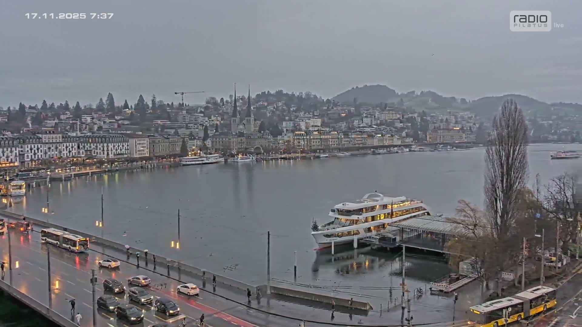 Luzern,  Lucerne Skyline Live Cam - Luzern, Lucerne-ville, Lucerne, Switzerland