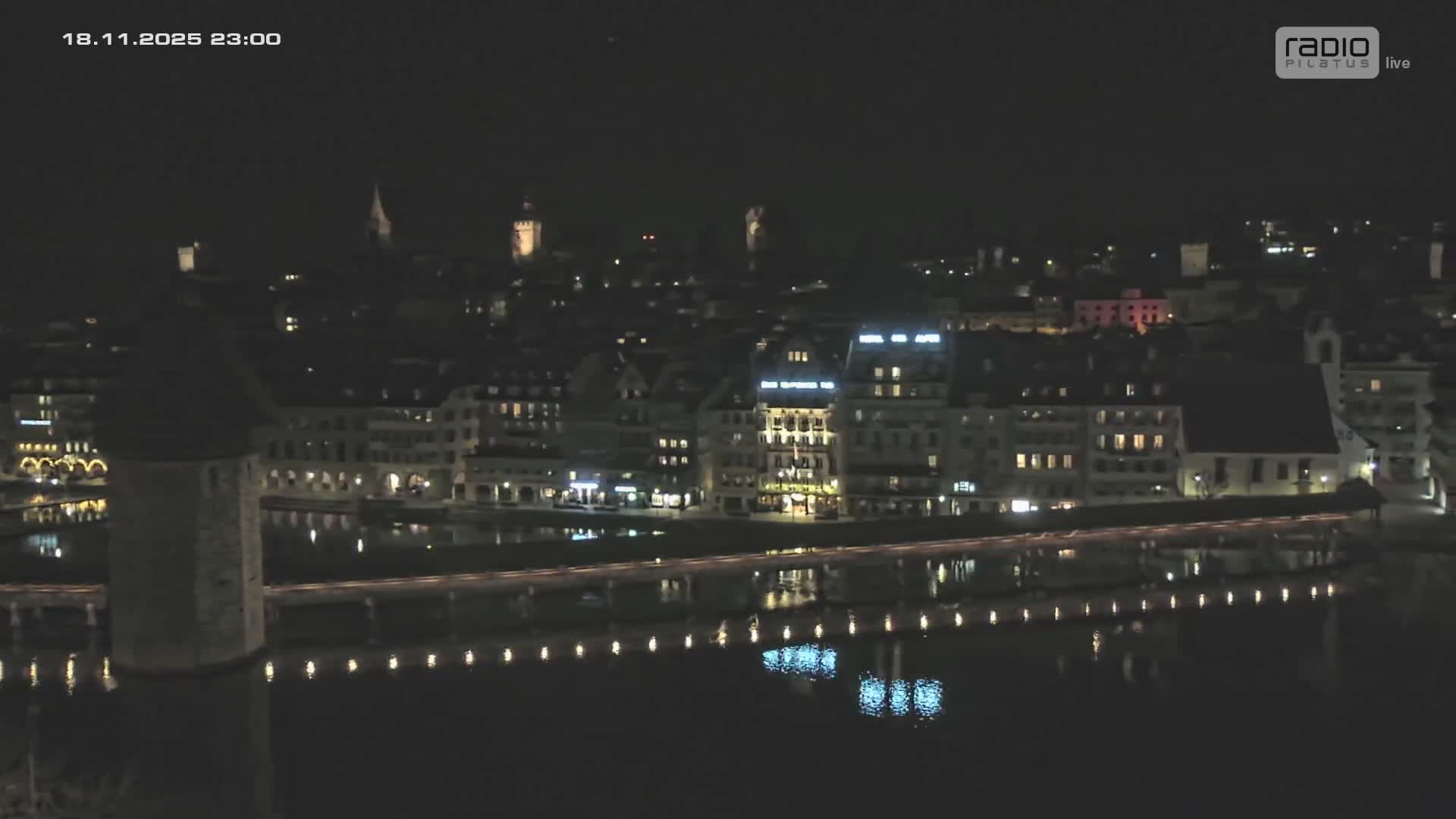 Luzern,  Lucerne Skyline Live Cam - Luzern, Lucerne-ville, Lucerne, Switzerland