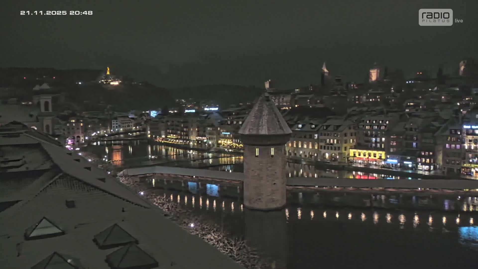 Luzern,  Lucerne Skyline Live Cam - Luzern, Lucerne-ville, Lucerne, Switzerland