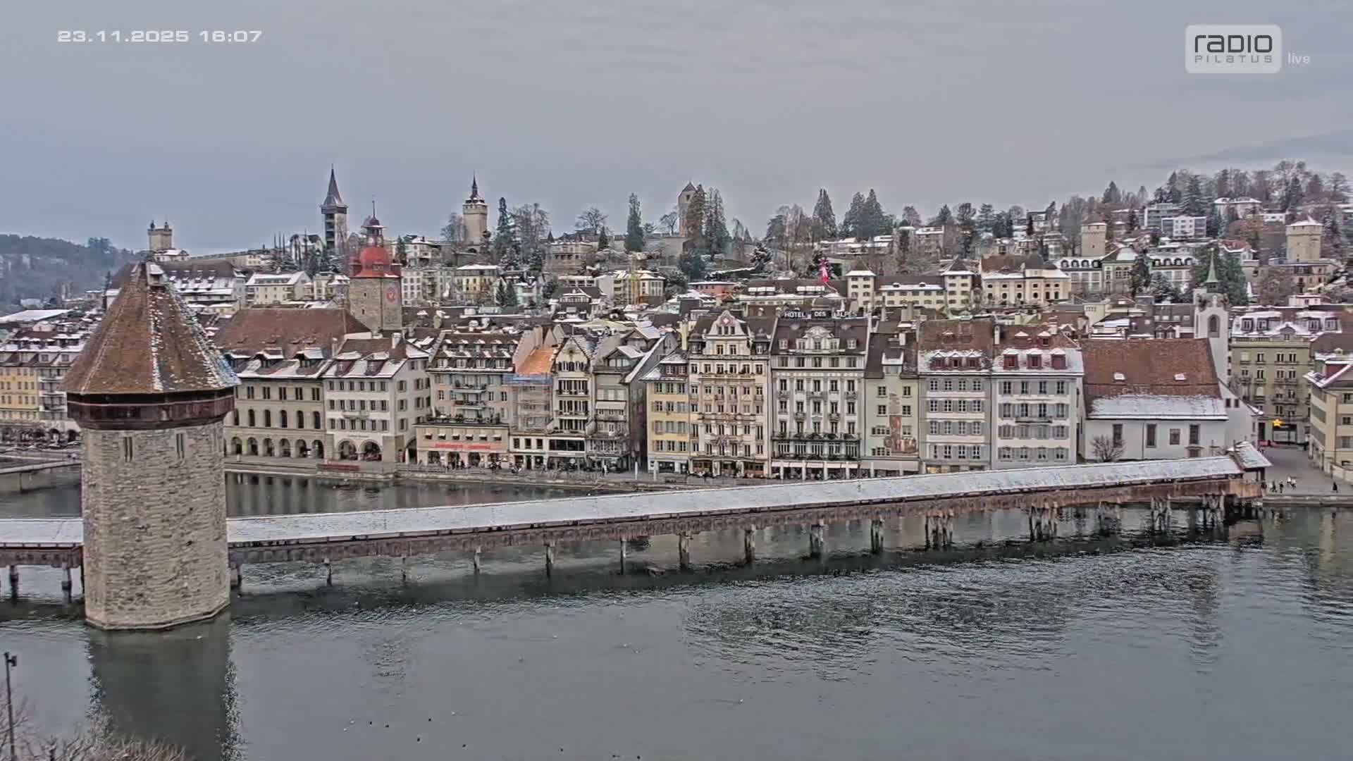 Luzern,  Lucerne Skyline Live Cam - Luzern, Lucerne-ville, Lucerne, Switzerland