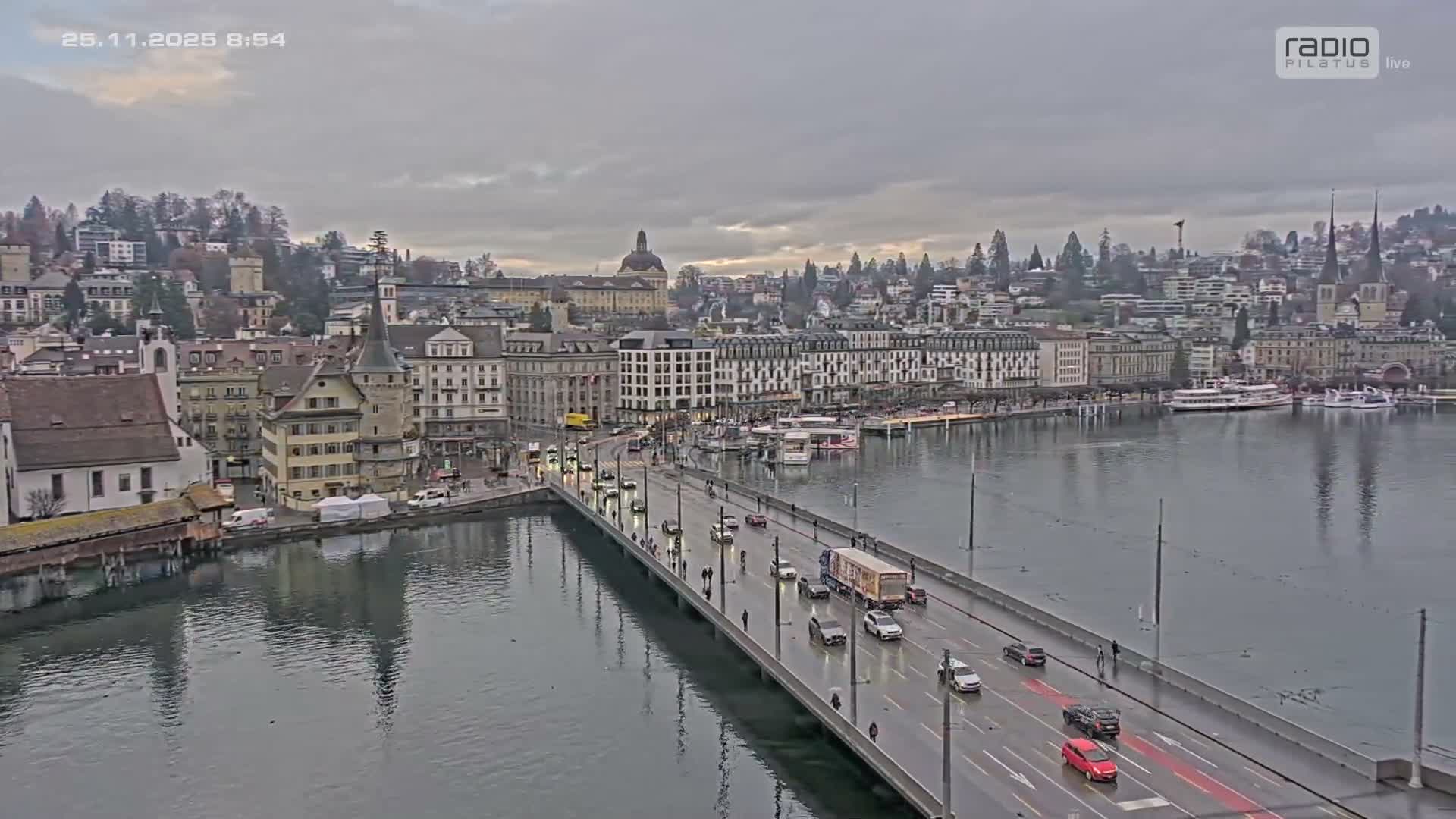 Luzern,  Lucerne Skyline Live Cam - Luzern, Lucerne-ville, Lucerne, Switzerland