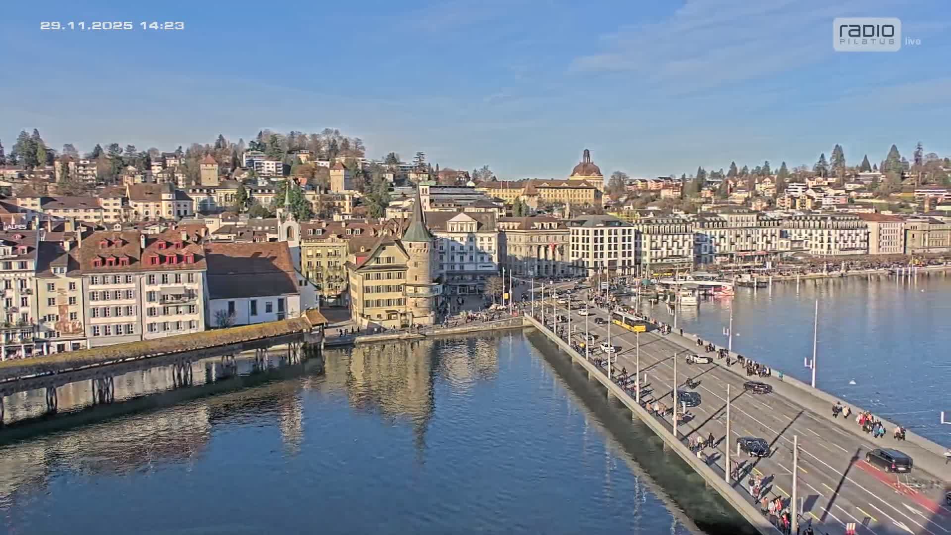 Luzern,  Lucerne Skyline Live Cam - Luzern, Lucerne-ville, Lucerne, Switzerland