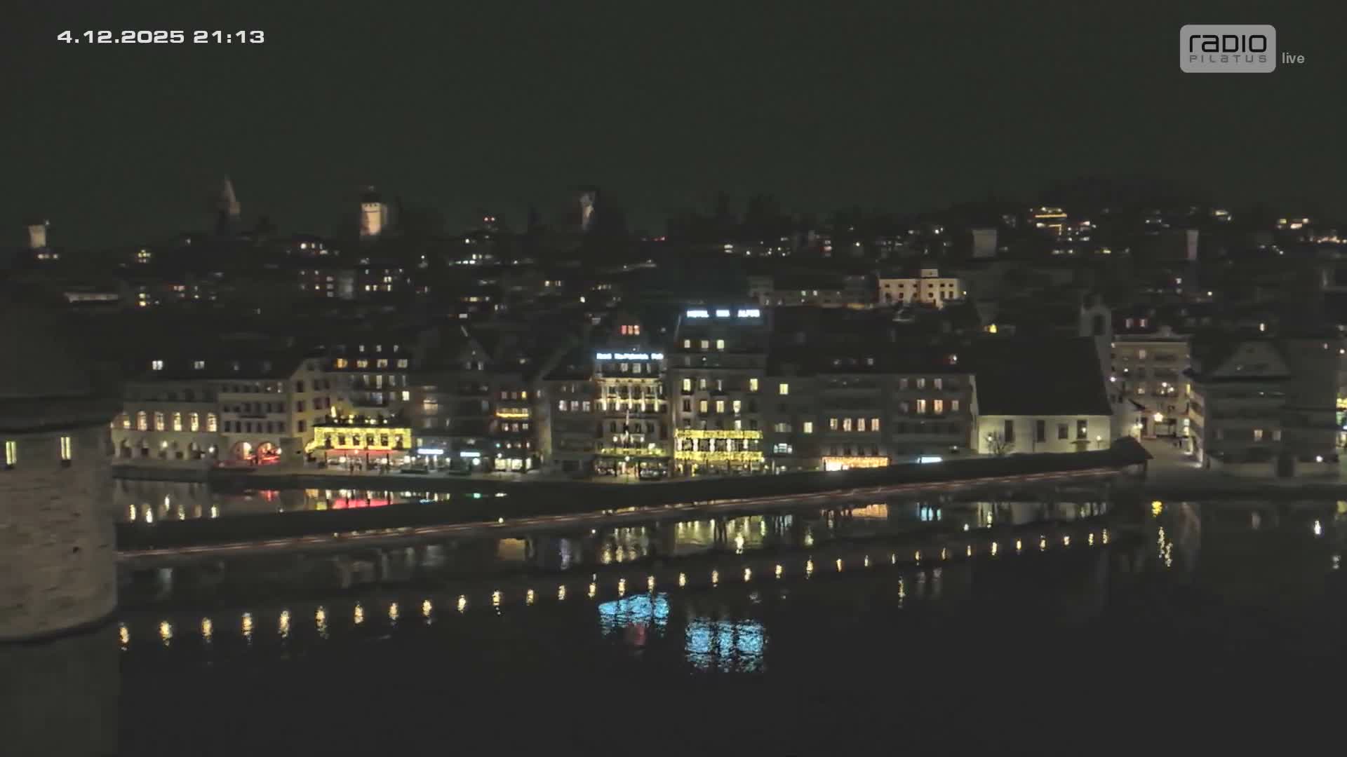 Luzern,  Lucerne Skyline Live Cam - Luzern, Lucerne-ville, Lucerne, Switzerland