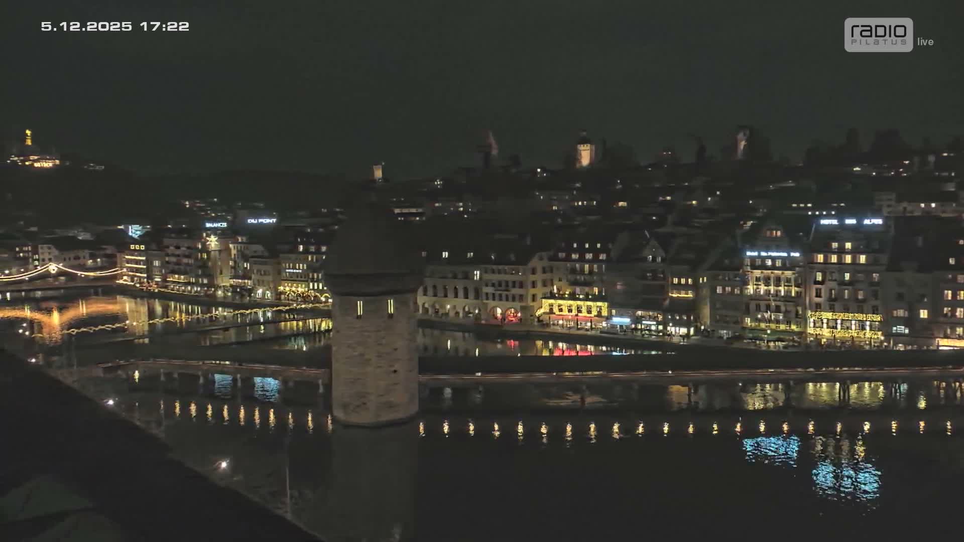 Luzern,  Lucerne Skyline Live Cam - Luzern, Lucerne-ville, Lucerne, Switzerland