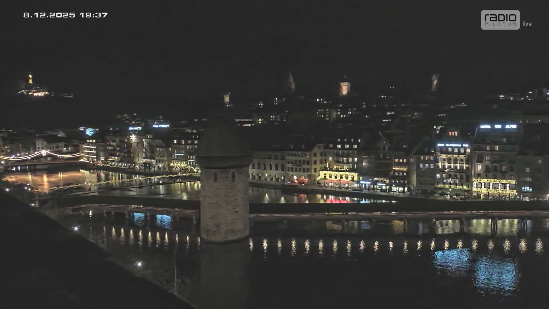 Luzern,  Lucerne Skyline Live Cam - Luzern, Lucerne-ville, Lucerne, Switzerland