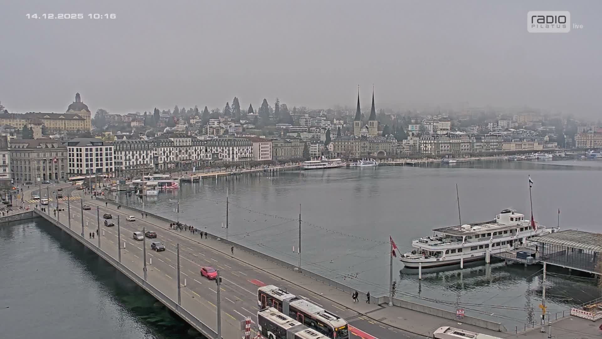 Luzern,  Lucerne Skyline Live Cam - Luzern, Lucerne-ville, Lucerne, Switzerland