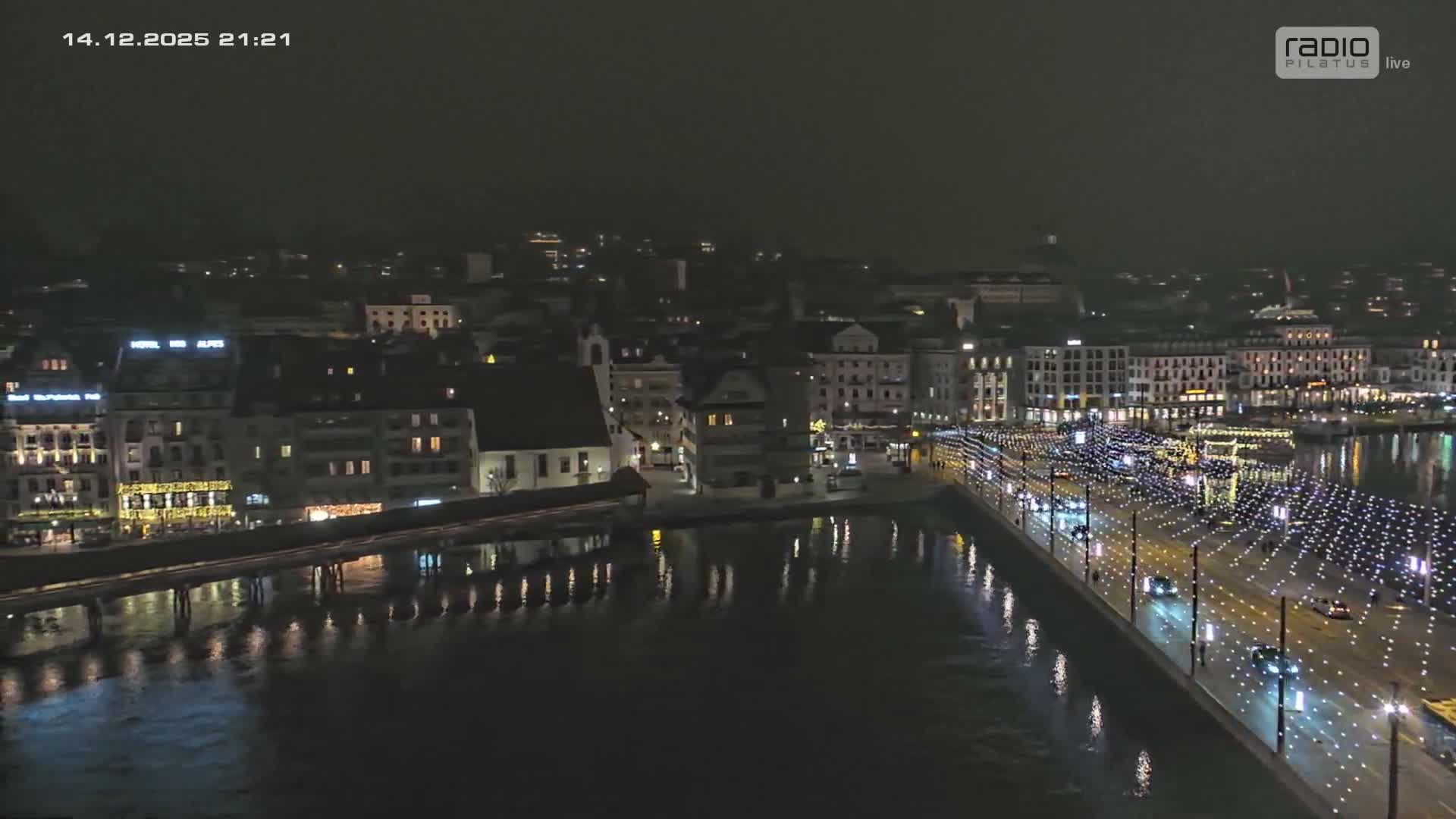 Luzern,  Lucerne Skyline Live Cam - Luzern, Lucerne-ville, Lucerne, Switzerland