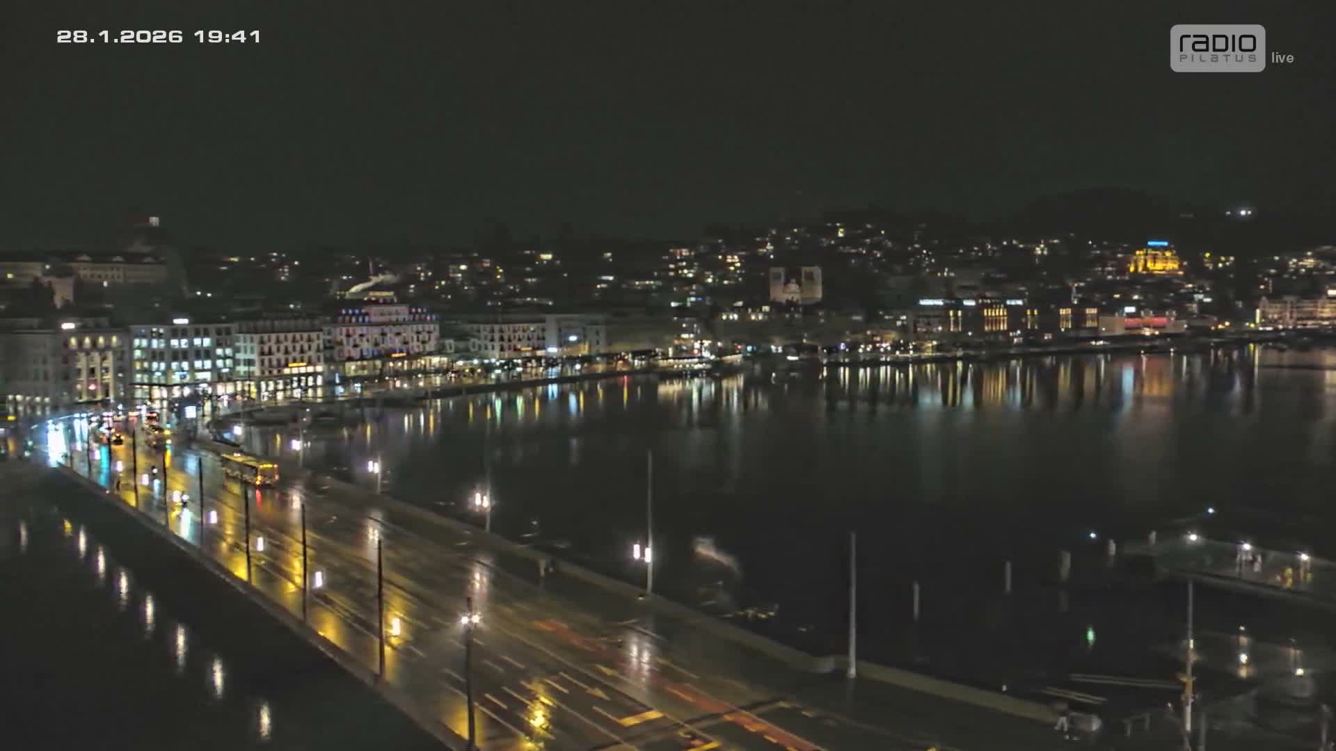 Luzern,  Lucerne Skyline Live Cam - Luzern, Lucerne-ville, Lucerne, Switzerland