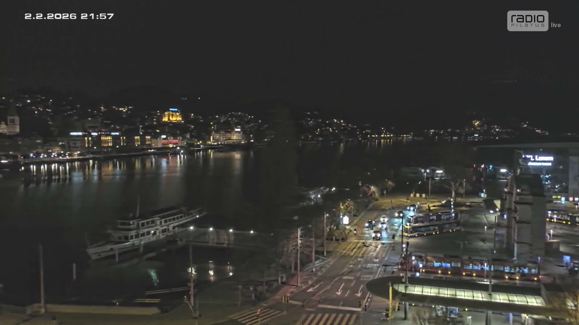 Luzern,  Lucerne Skyline Live Cam - Luzern, Lucerne-ville, Lucerne, Switzerland