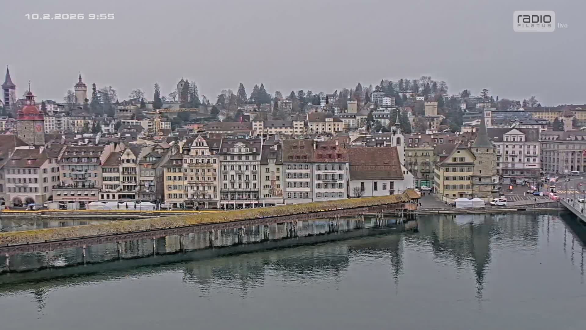 Luzern,  Lucerne Skyline Live Cam - Luzern, Lucerne-ville, Lucerne, Switzerland
