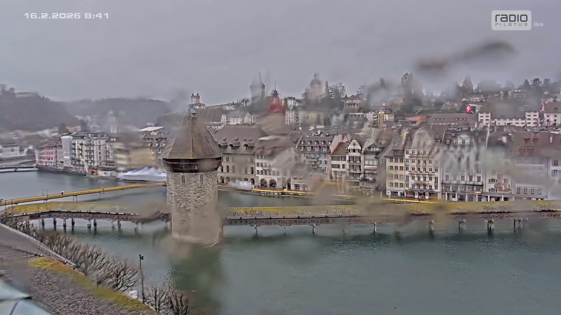 Luzern,  Lucerne Skyline Live Cam - Luzern, Lucerne-ville, Lucerne, Switzerland