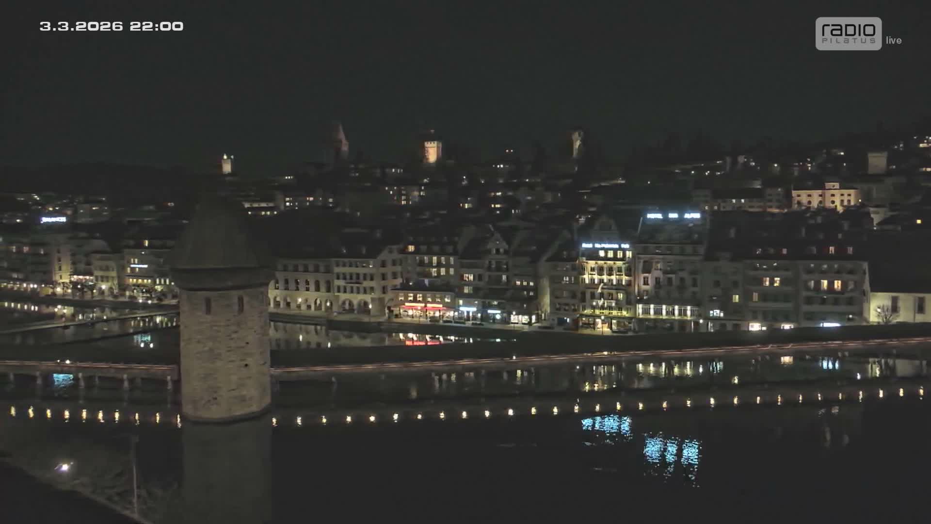 Luzern,  Lucerne Skyline Live Cam - Luzern, Lucerne-ville, Lucerne, Switzerland