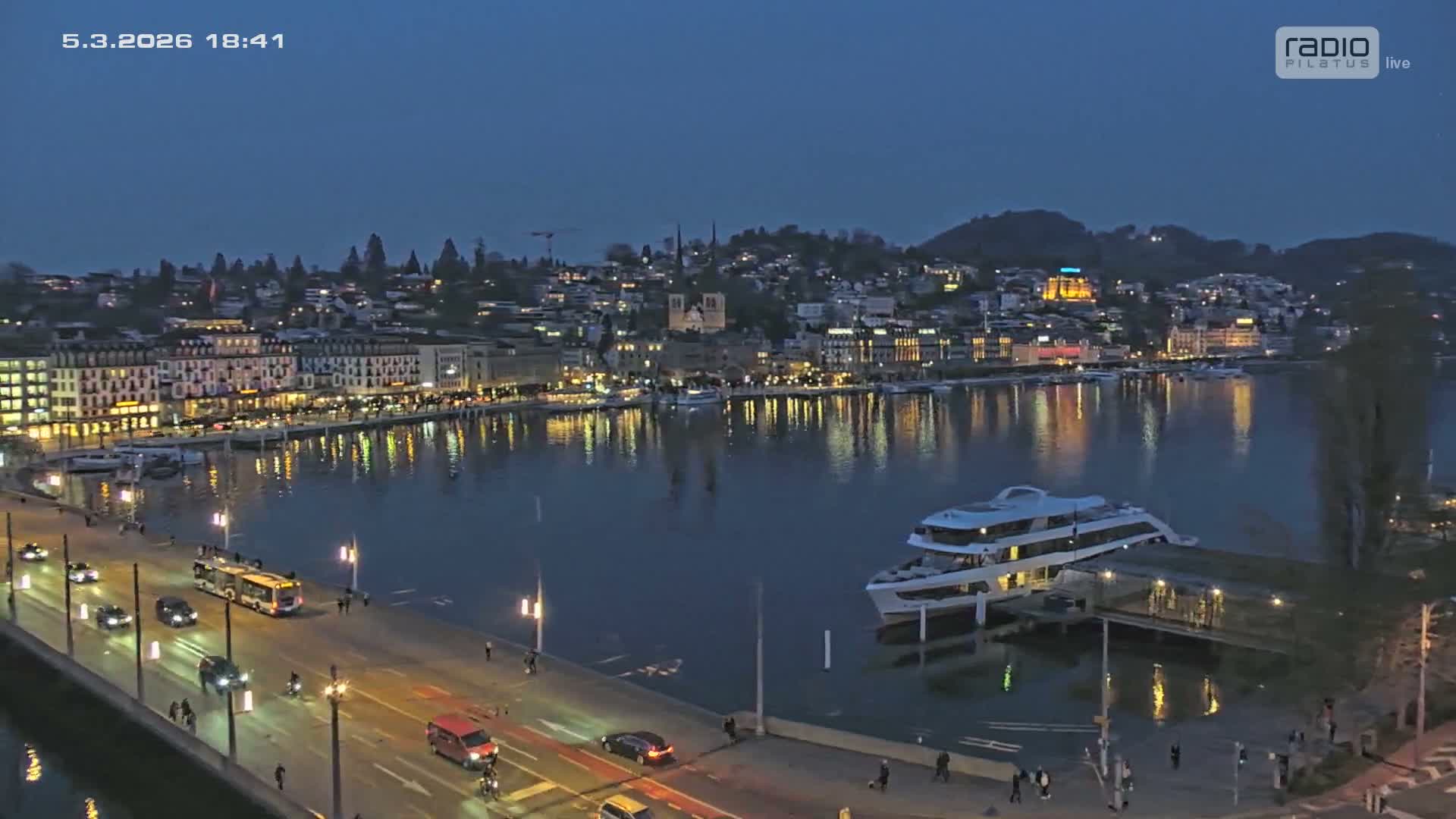Luzern,  Lucerne Skyline Live Cam - Luzern, Lucerne-ville, Lucerne, Switzerland