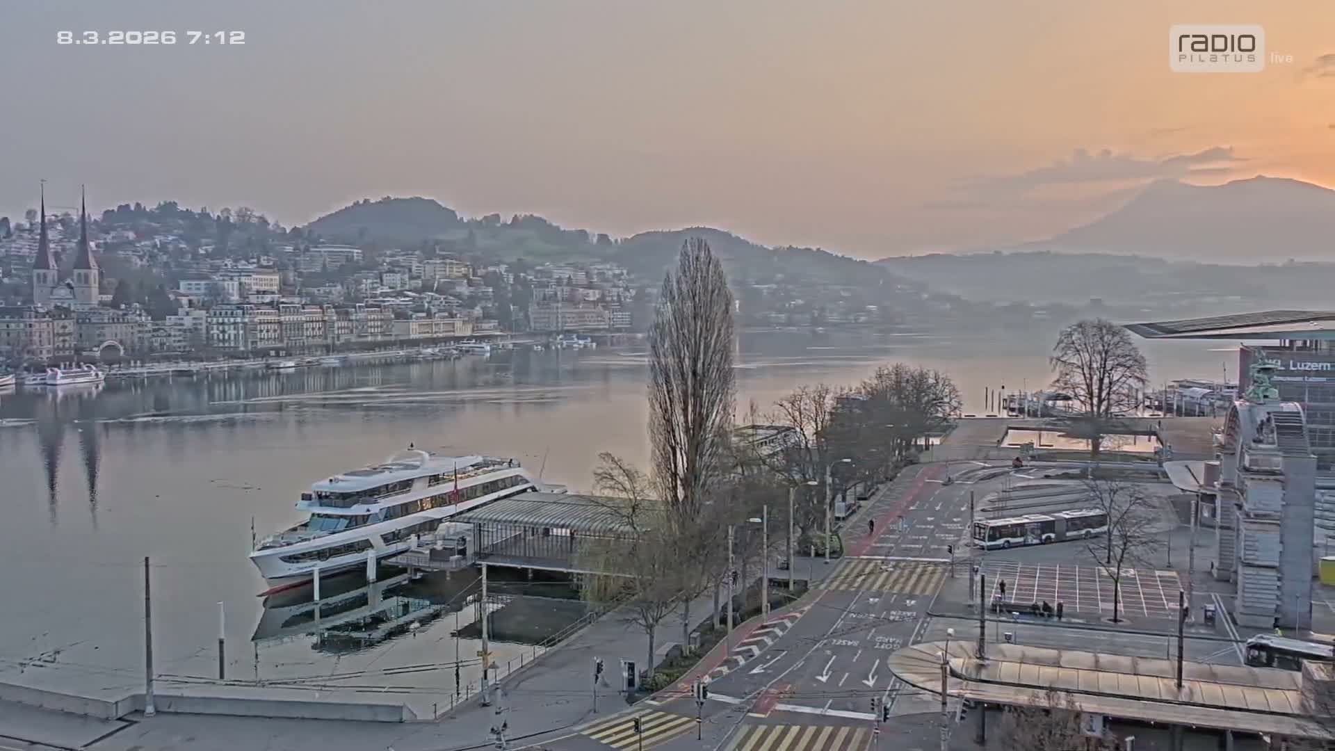 Luzern,  Lucerne Skyline Live Cam - Luzern, Lucerne-ville, Lucerne, Switzerland