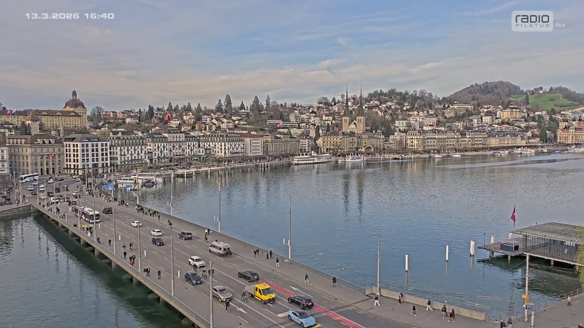 Luzern,  Lucerne Skyline Live Cam - Luzern, Lucerne-ville, Lucerne, Switzerland