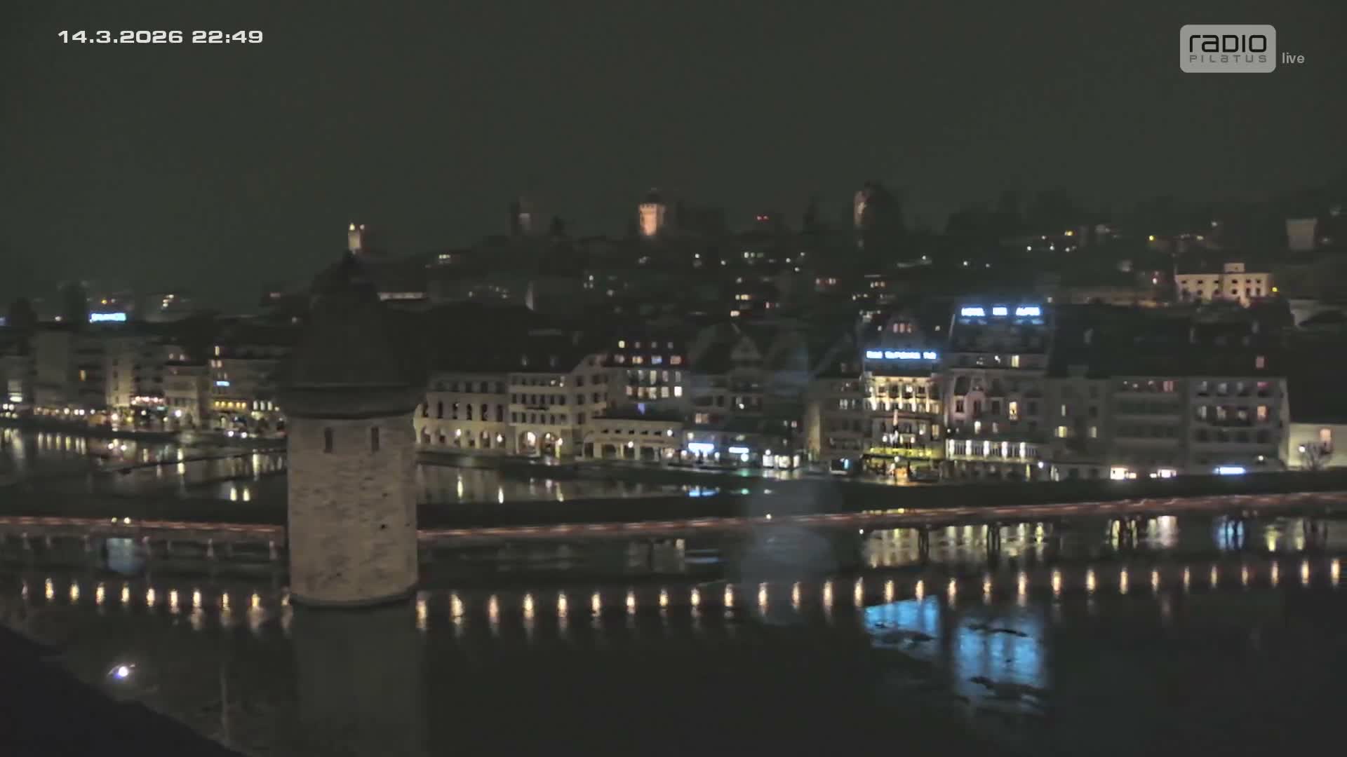 Luzern,  Lucerne Skyline Live Cam - Luzern, Lucerne-ville, Lucerne, Switzerland