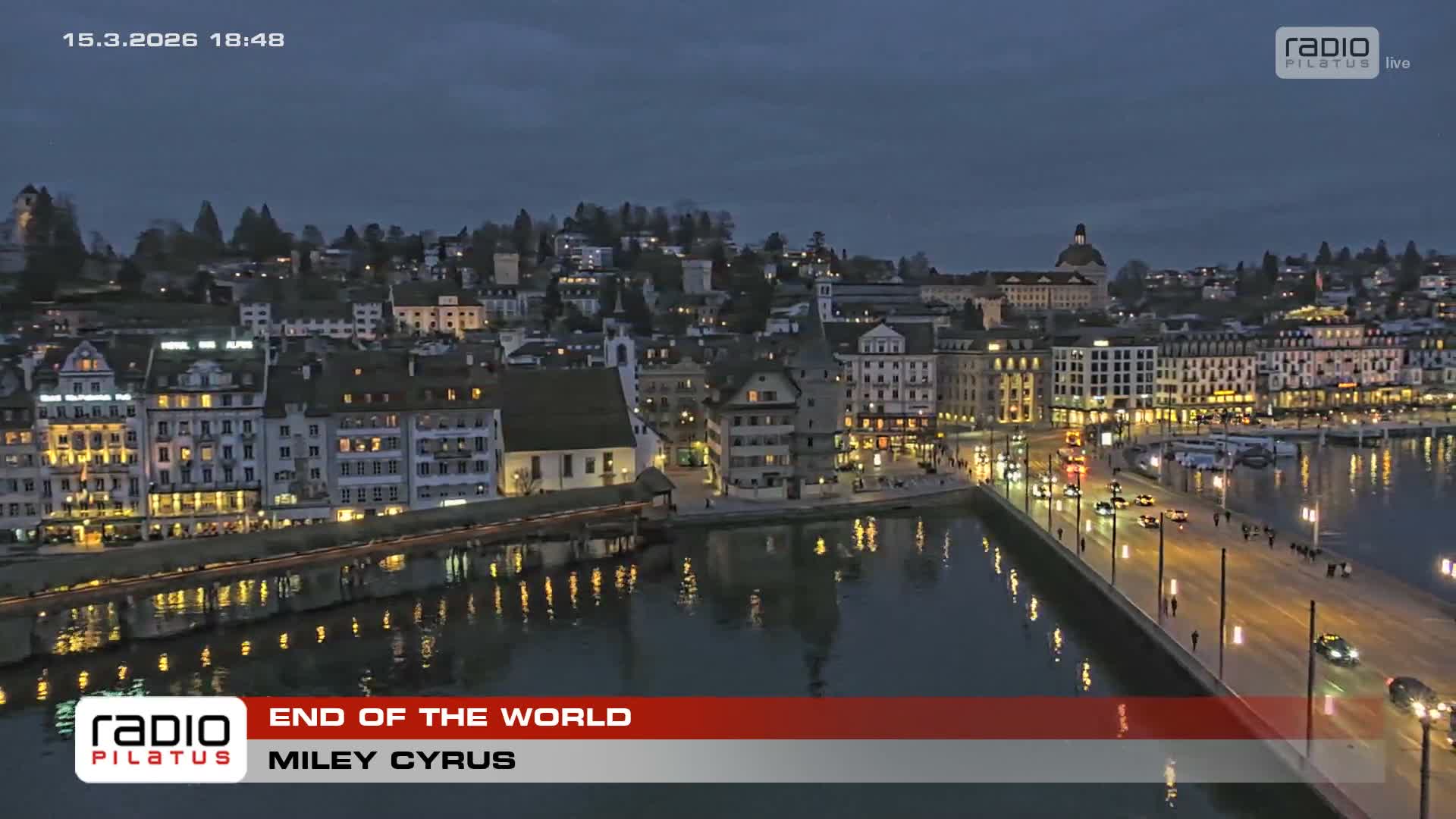 Luzern,  Lucerne Skyline Live Cam - Luzern, Lucerne-ville, Lucerne, Switzerland