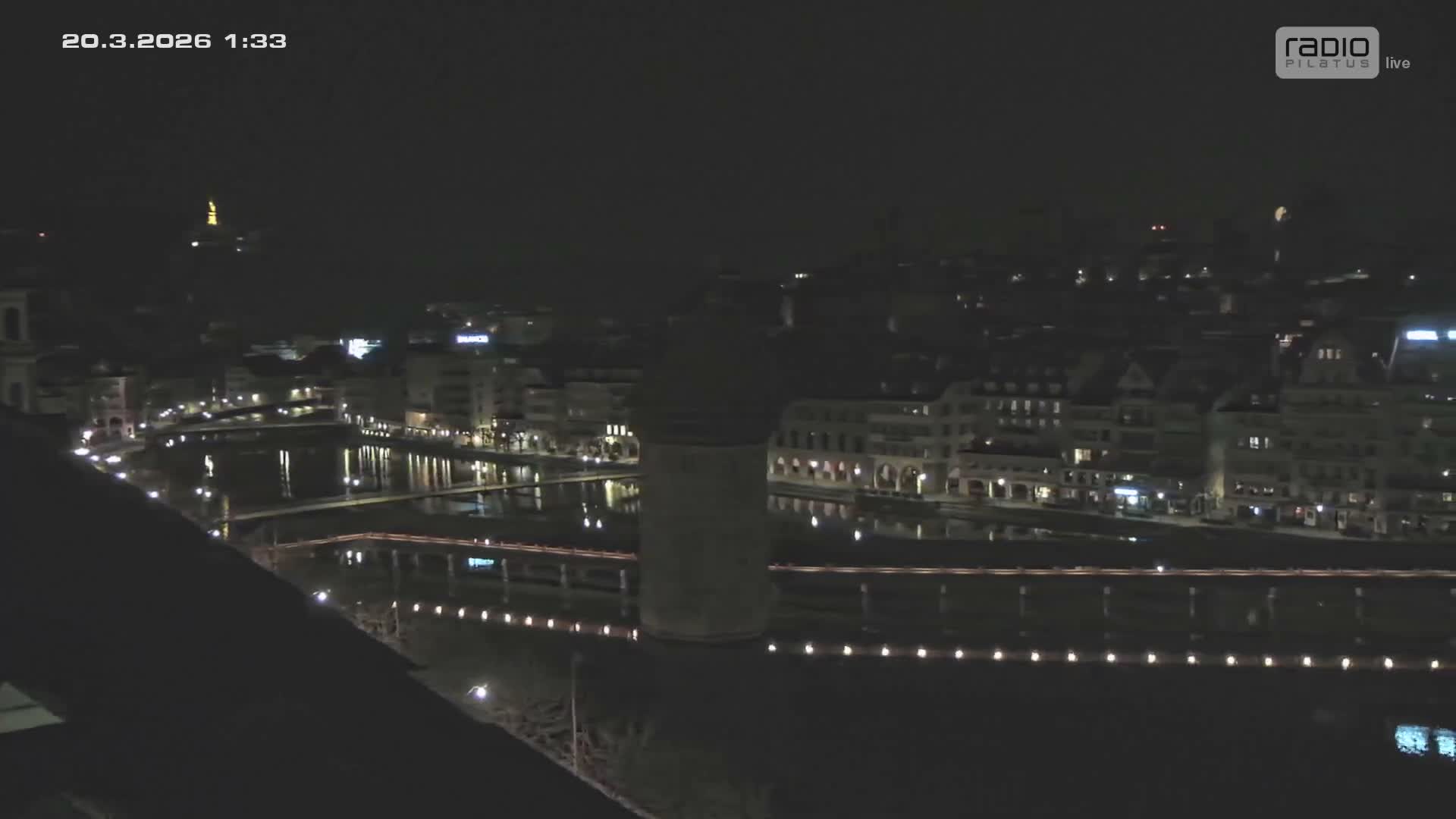 Luzern,  Lucerne Skyline Live Cam - Luzern, Lucerne-ville, Lucerne, Switzerland