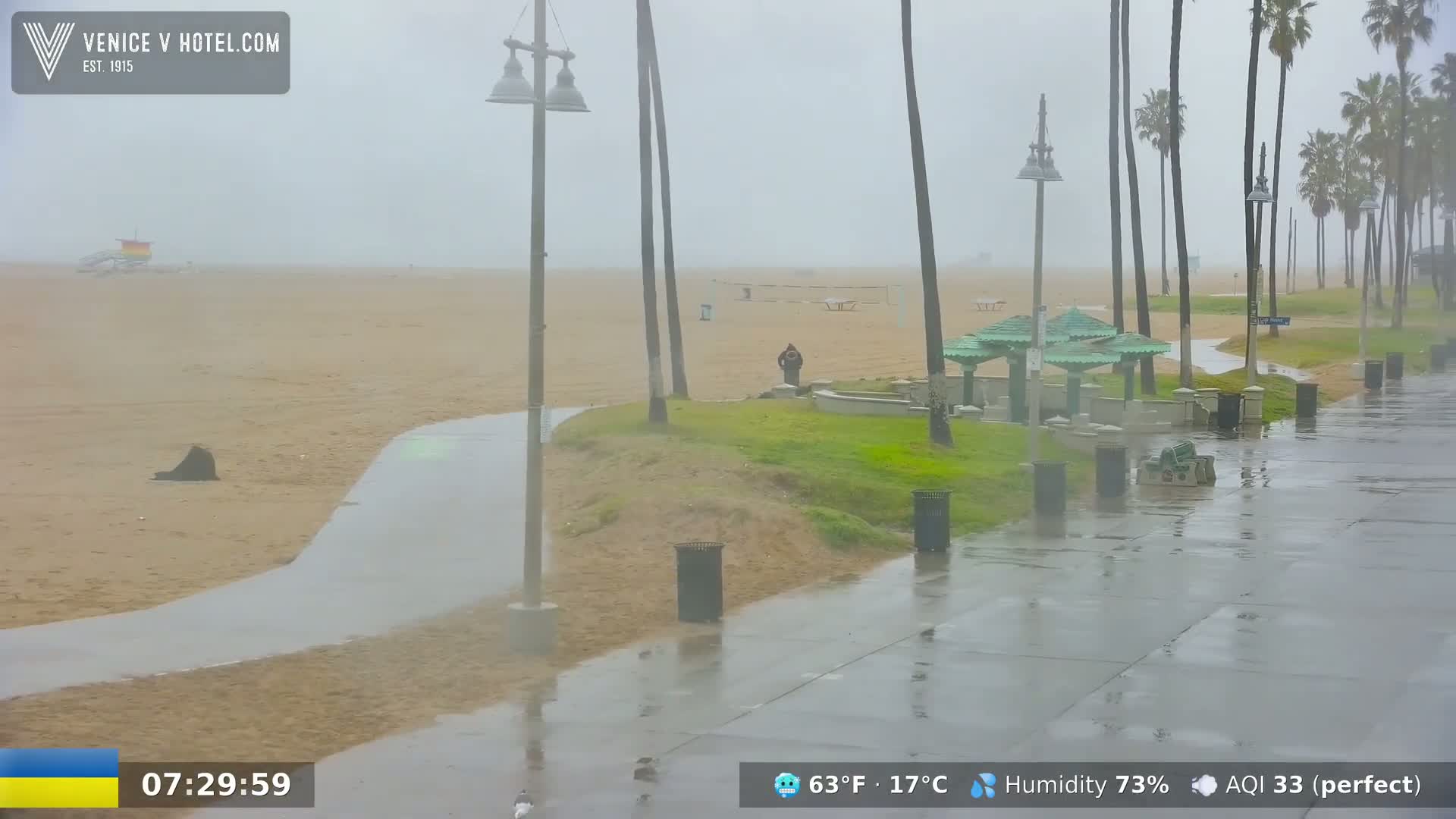 Venice Beach Live Cam - Los Angeles, California, USA