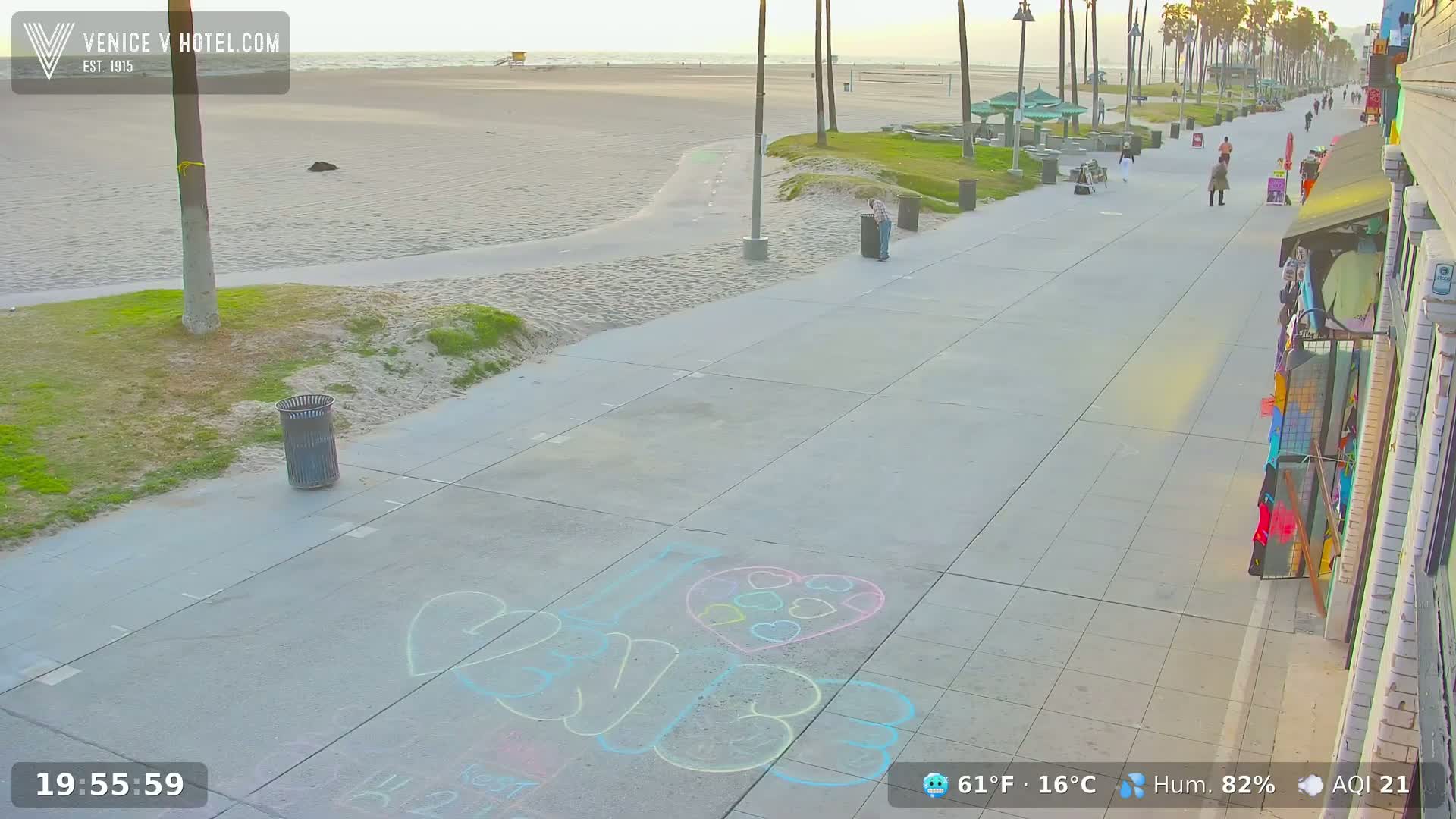 Venice Beach Live Cam - Los Angeles, California, USA