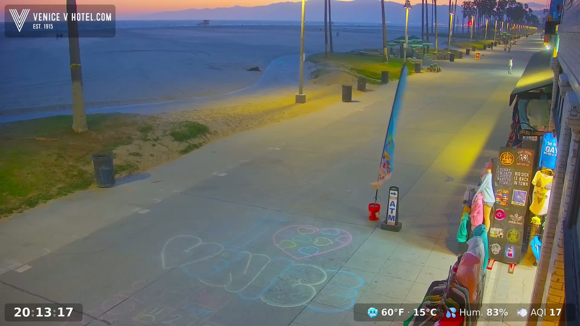 Venice Beach Live Cam - Los Angeles, California, USA