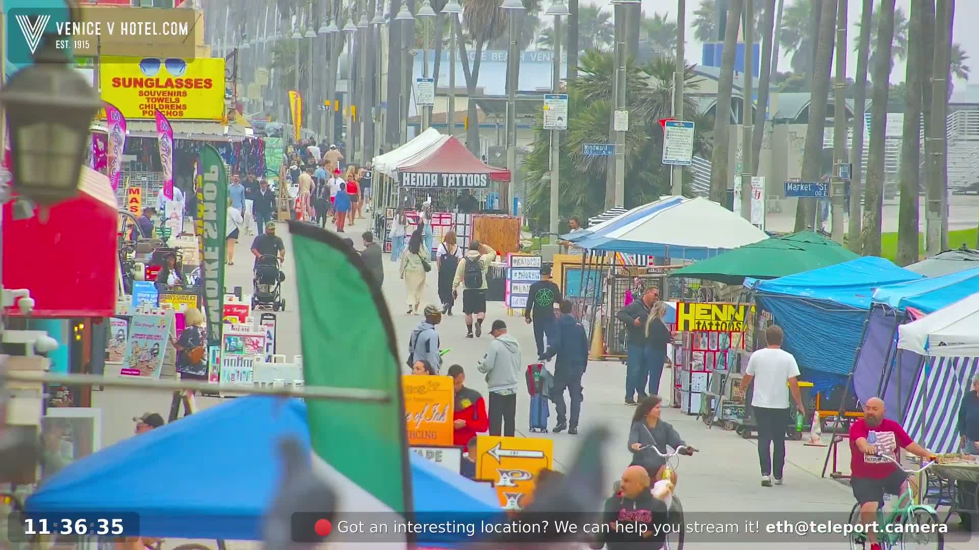 Venice Beach Live Cam - Los Angeles, California, USA