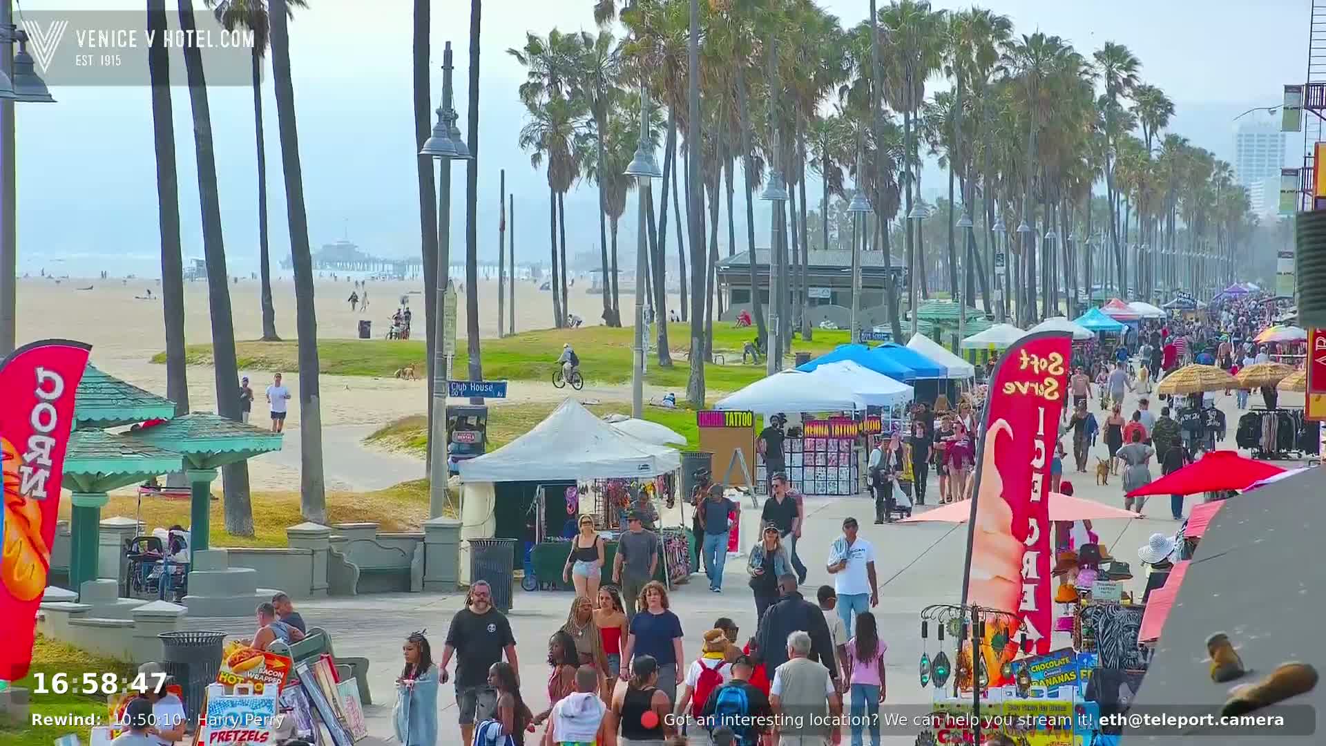 Venice Beach Live Cam - Los Angeles, California, USA