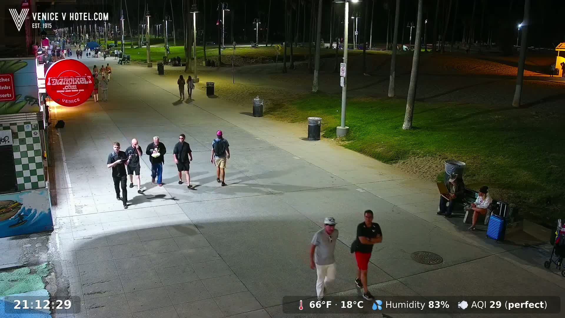 Venice Beach Live Cam - Los Angeles, California, USA
