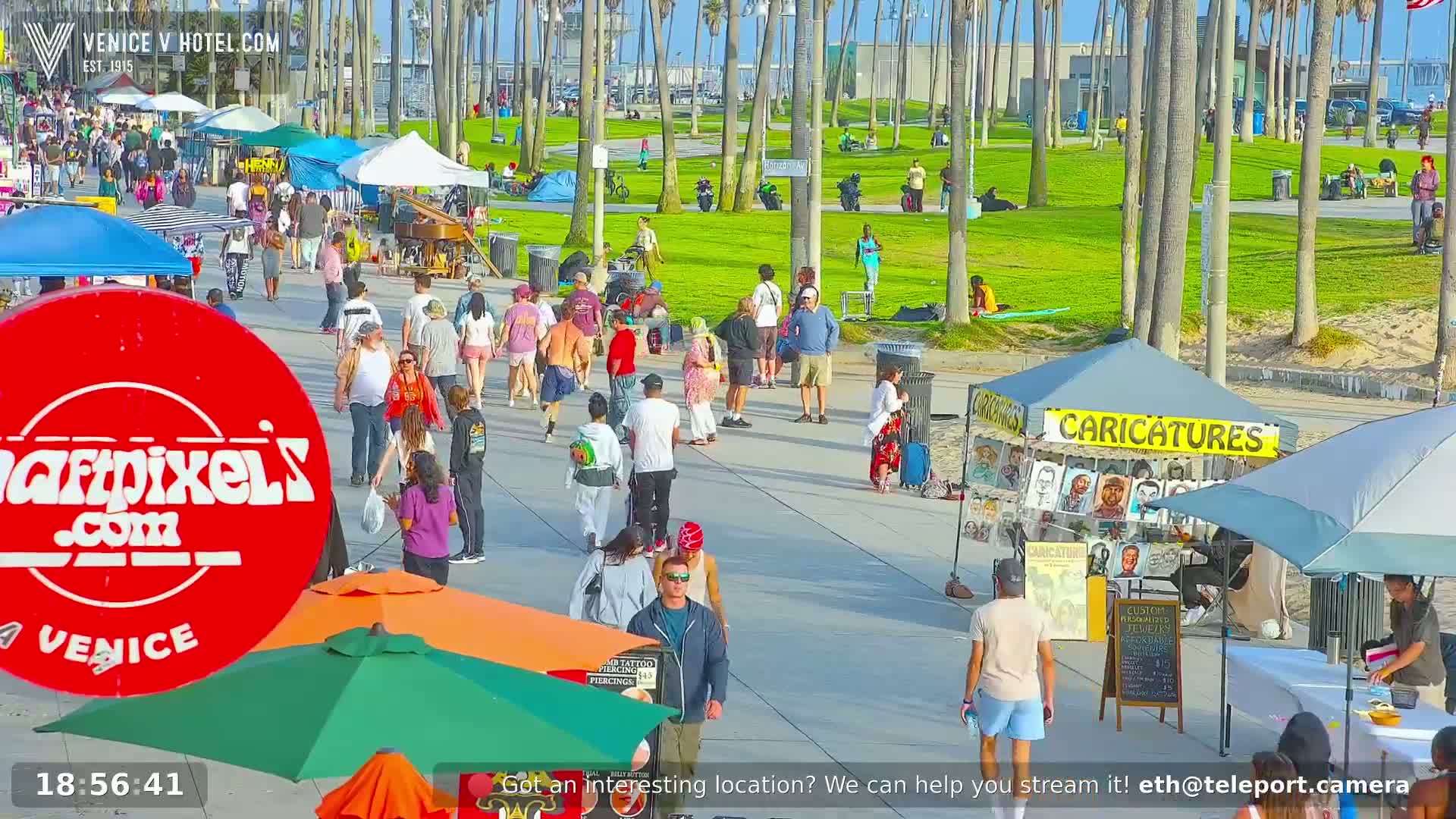 Venice Beach Live Cam - Los Angeles, California, USA