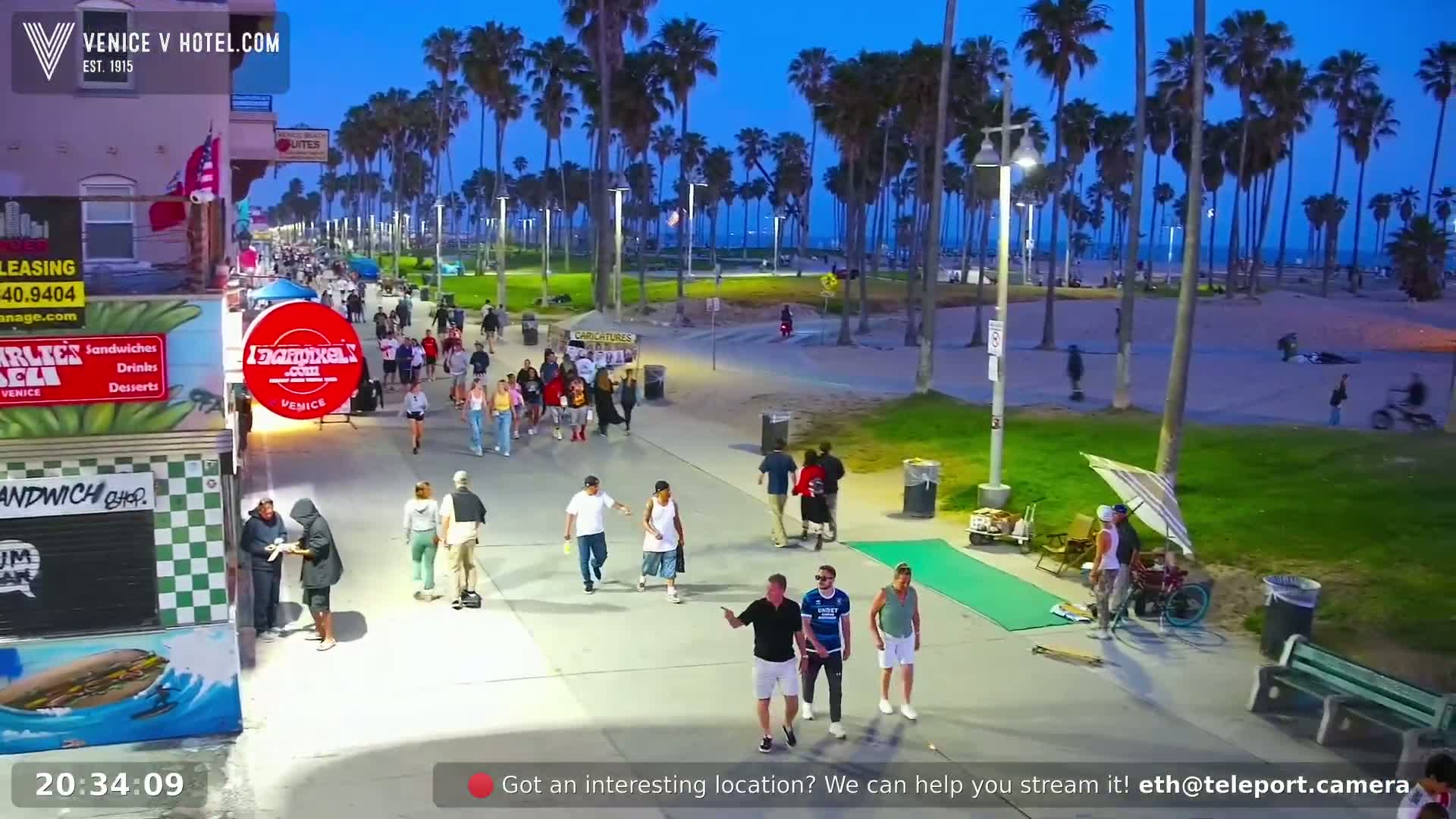 Venice Beach Live Cam - Los Angeles, California, USA