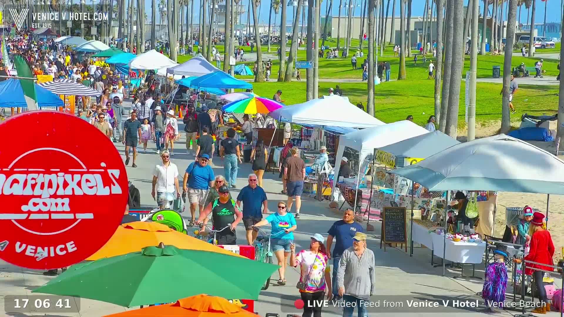 Venice Beach Live Cam - Los Angeles, California, USA
