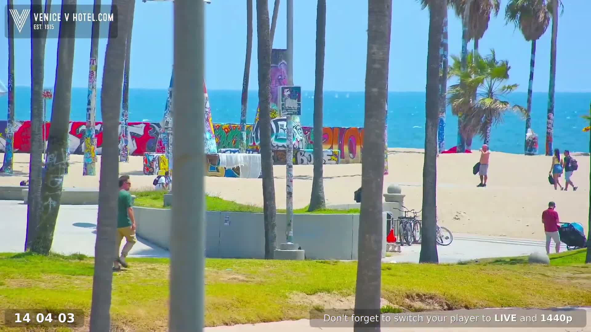Venice Beach Live Cam - Los Angeles, California, USA