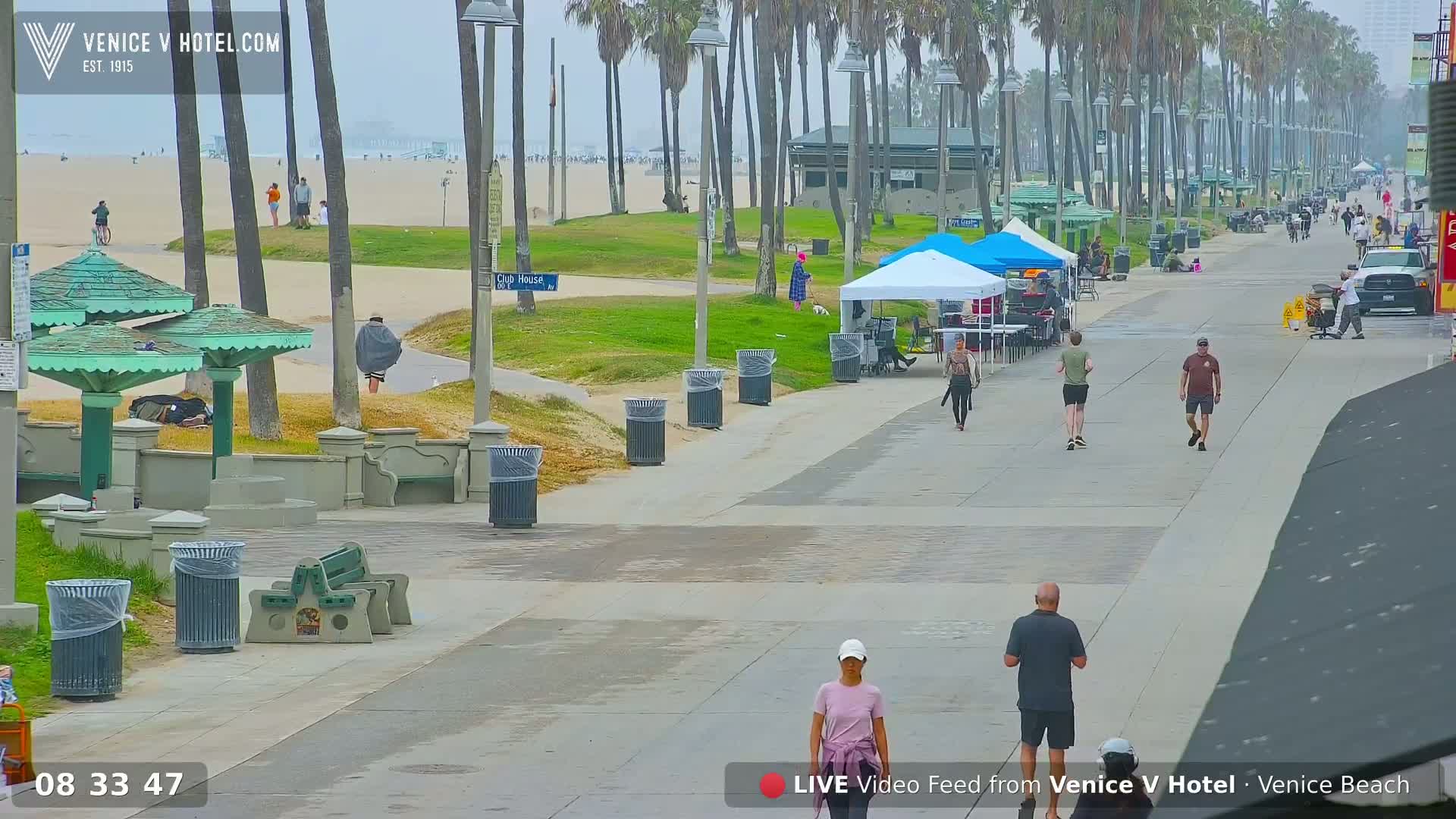 Venice Beach Live Cam - Los Angeles, California, USA
