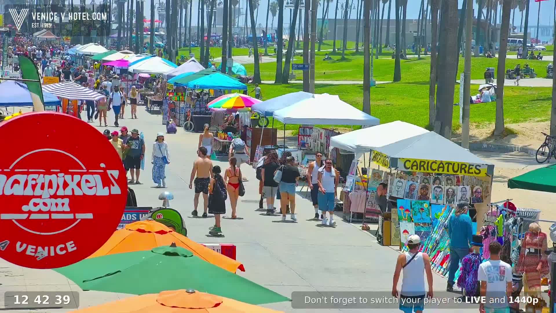 Venice Beach Live Cam - Los Angeles, California, USA