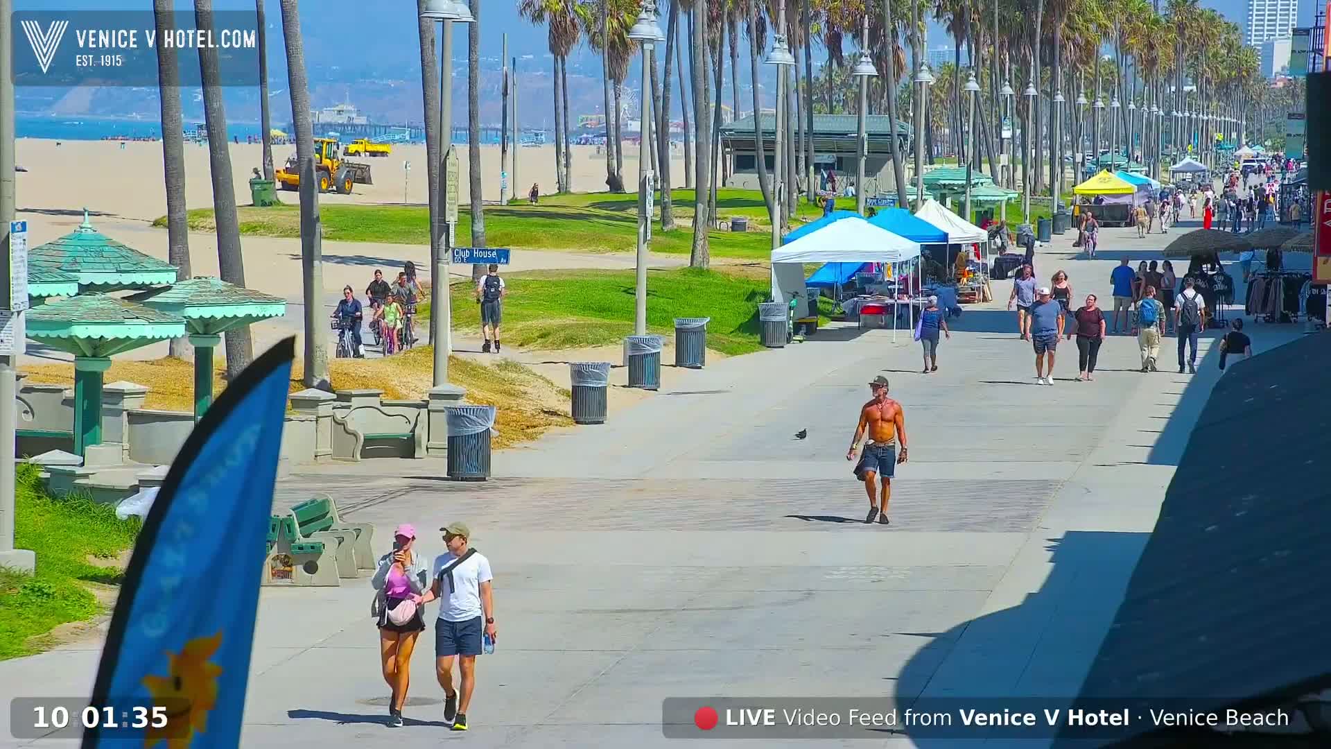 Venice Beach Live Cam - Los Angeles, California, USA