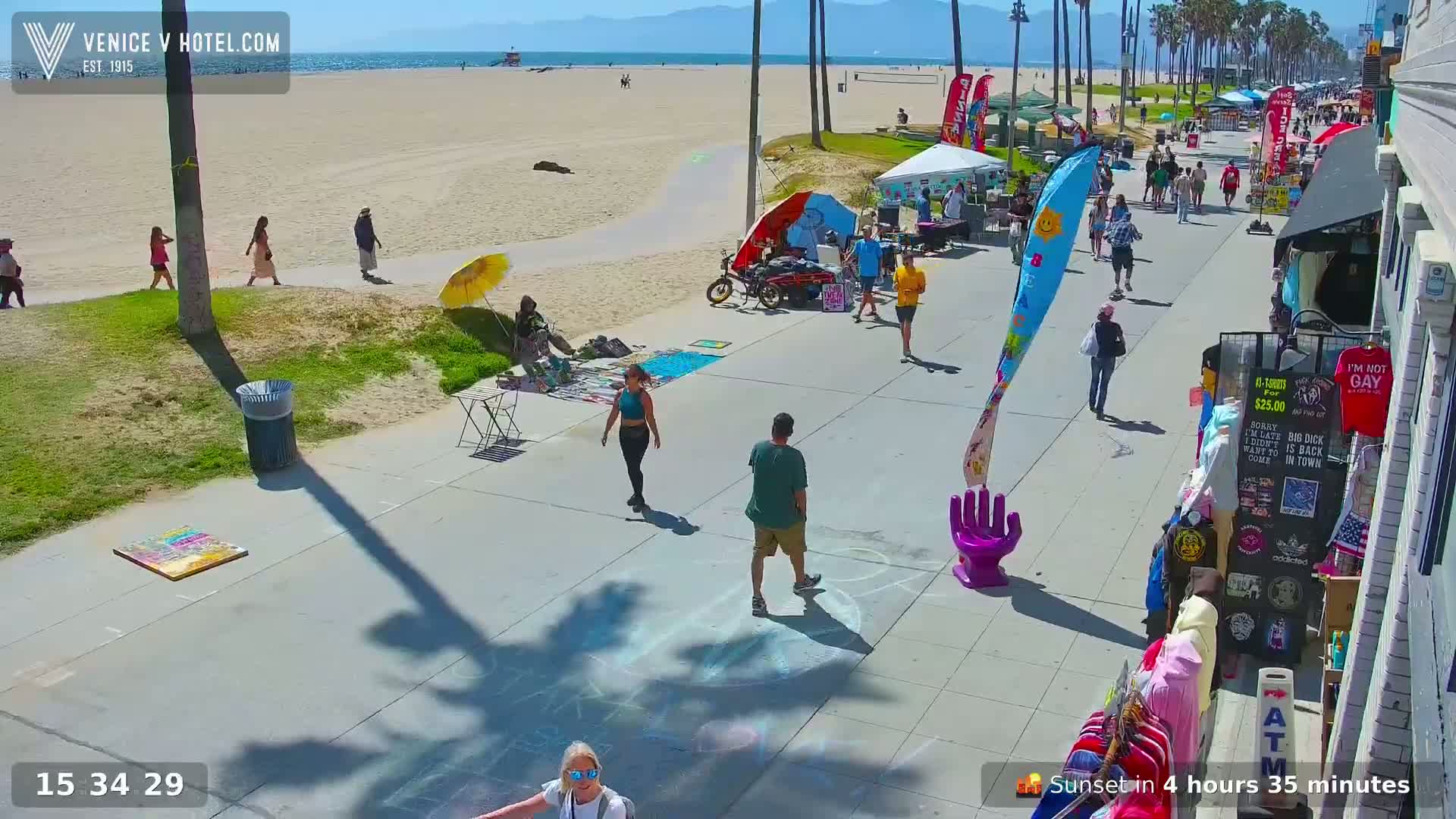 Venice Beach Live Cam - Los Angeles, California, USA