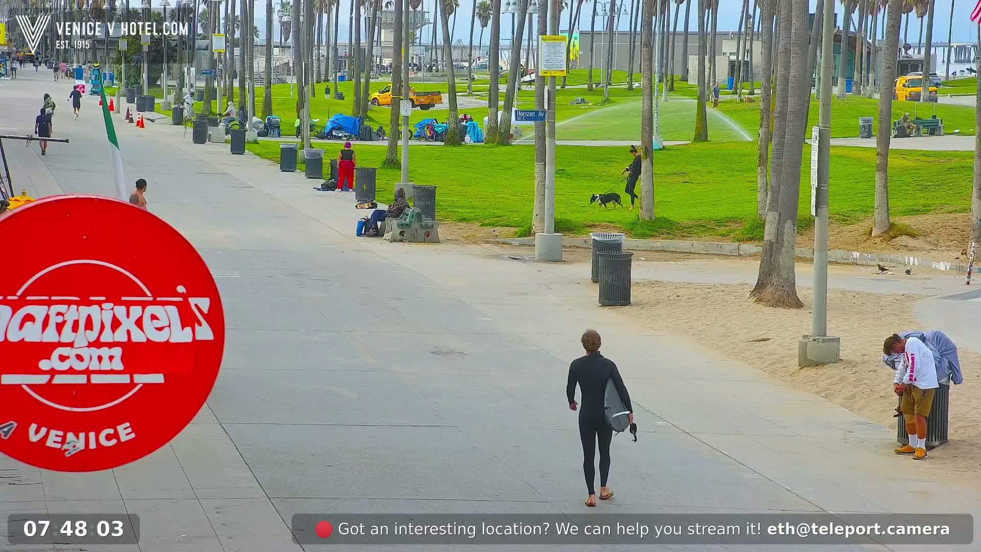 Venice Beach Live Cam - Los Angeles, California, USA