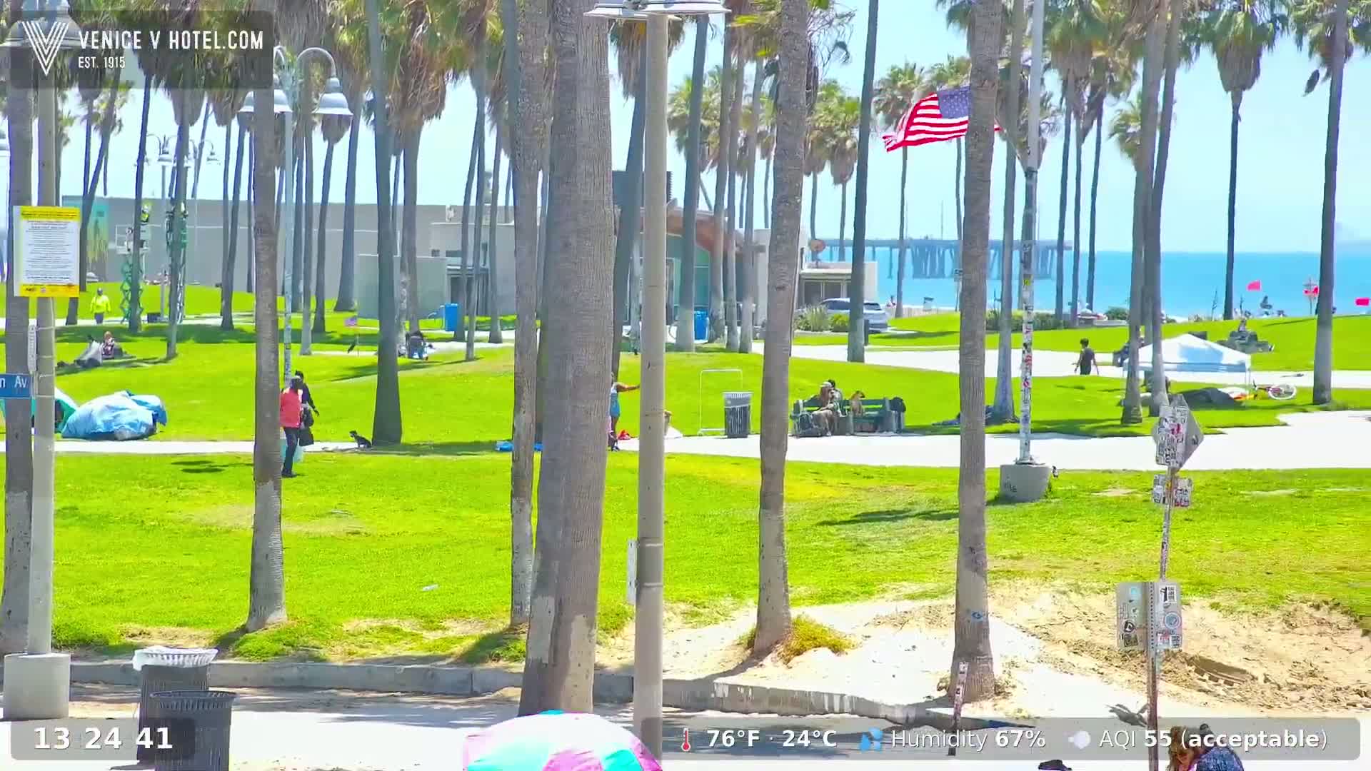 Venice Beach Live Cam - Los Angeles, California, USA