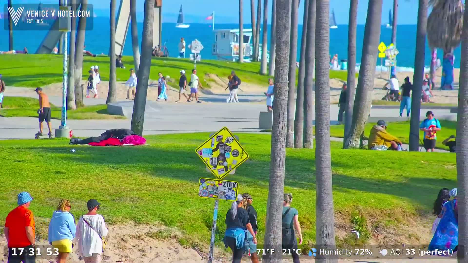 Venice Beach Live Cam - Los Angeles, California, USA