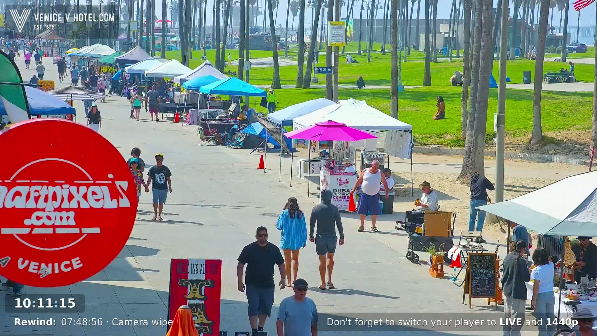 Venice Beach Live Cam - Los Angeles, California, USA