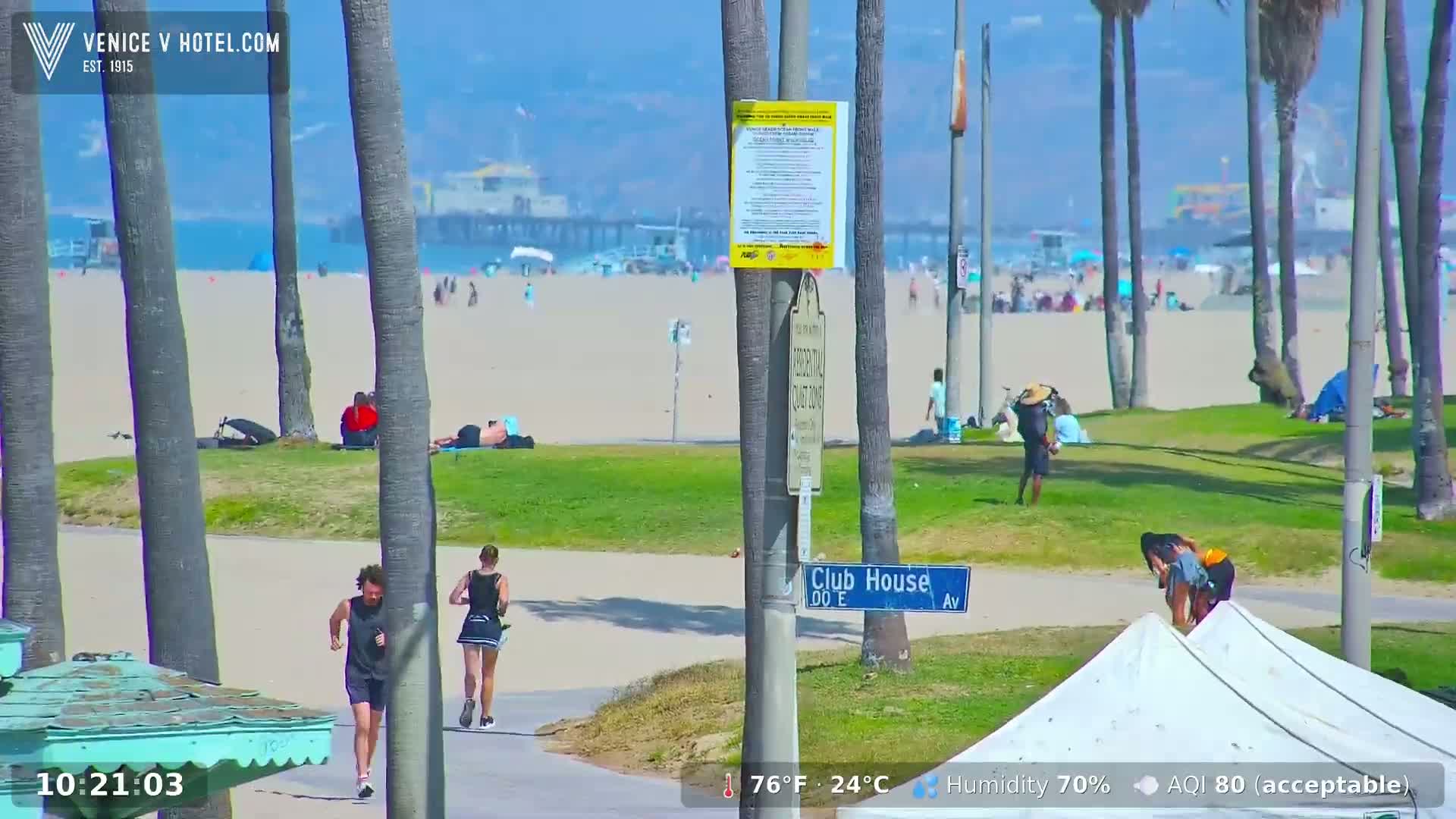 Venice Beach Live Cam - Los Angeles, California, USA